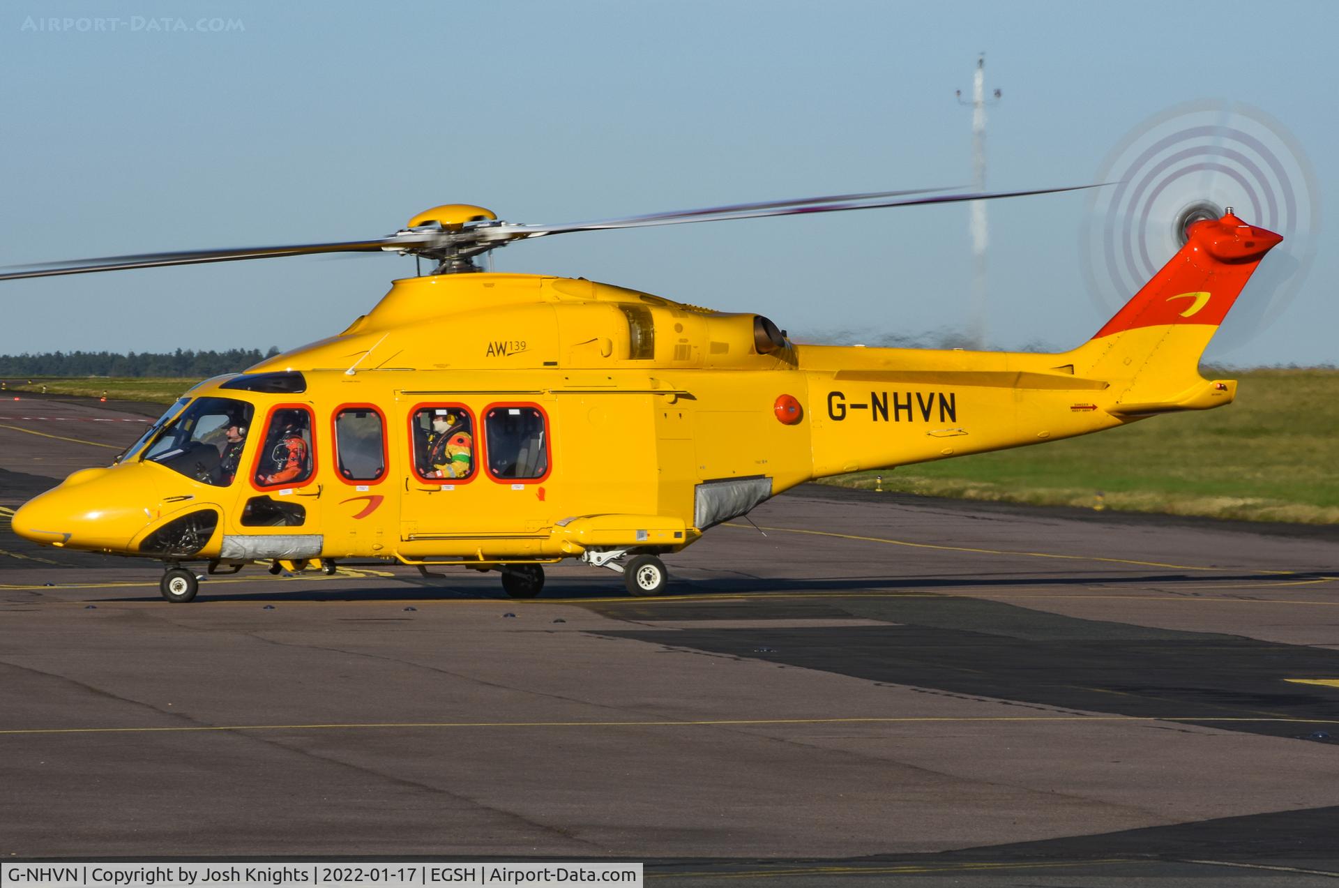 G-NHVN, 2015 AgustaWestland AW-139 C/N 31700, Arriving Back to Base.