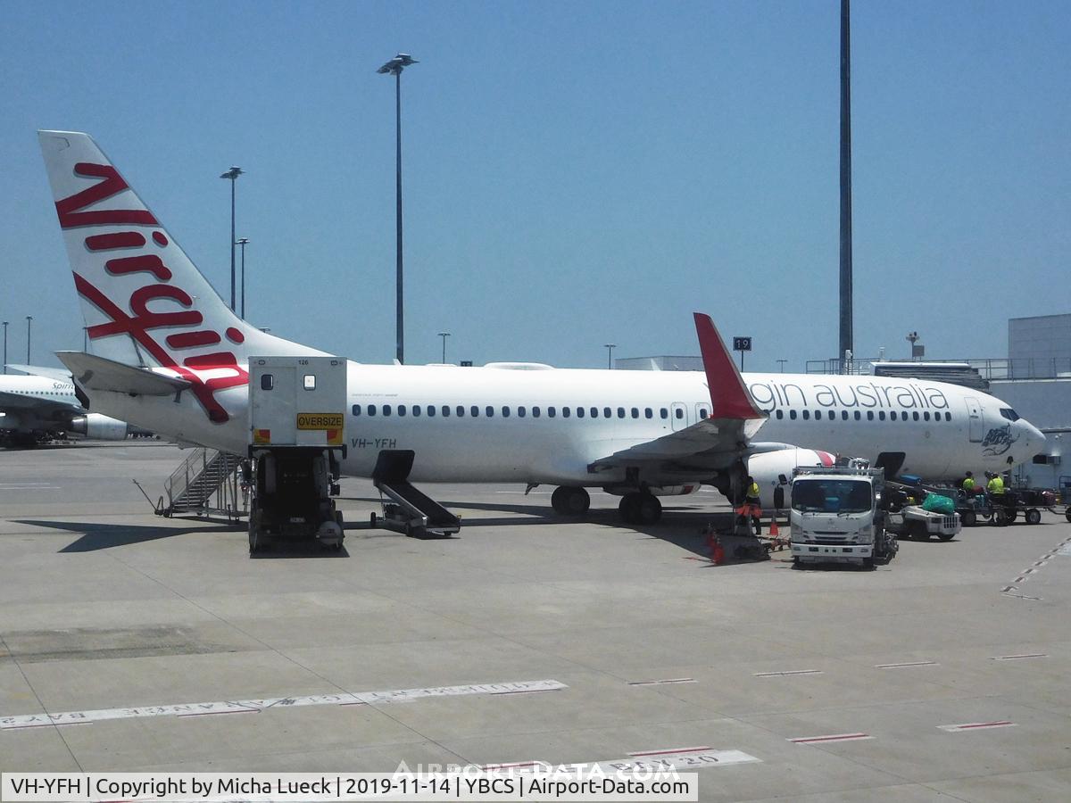 VH-YFH, 2011 Boeing 737-8FE C/N 40996, At Cairns