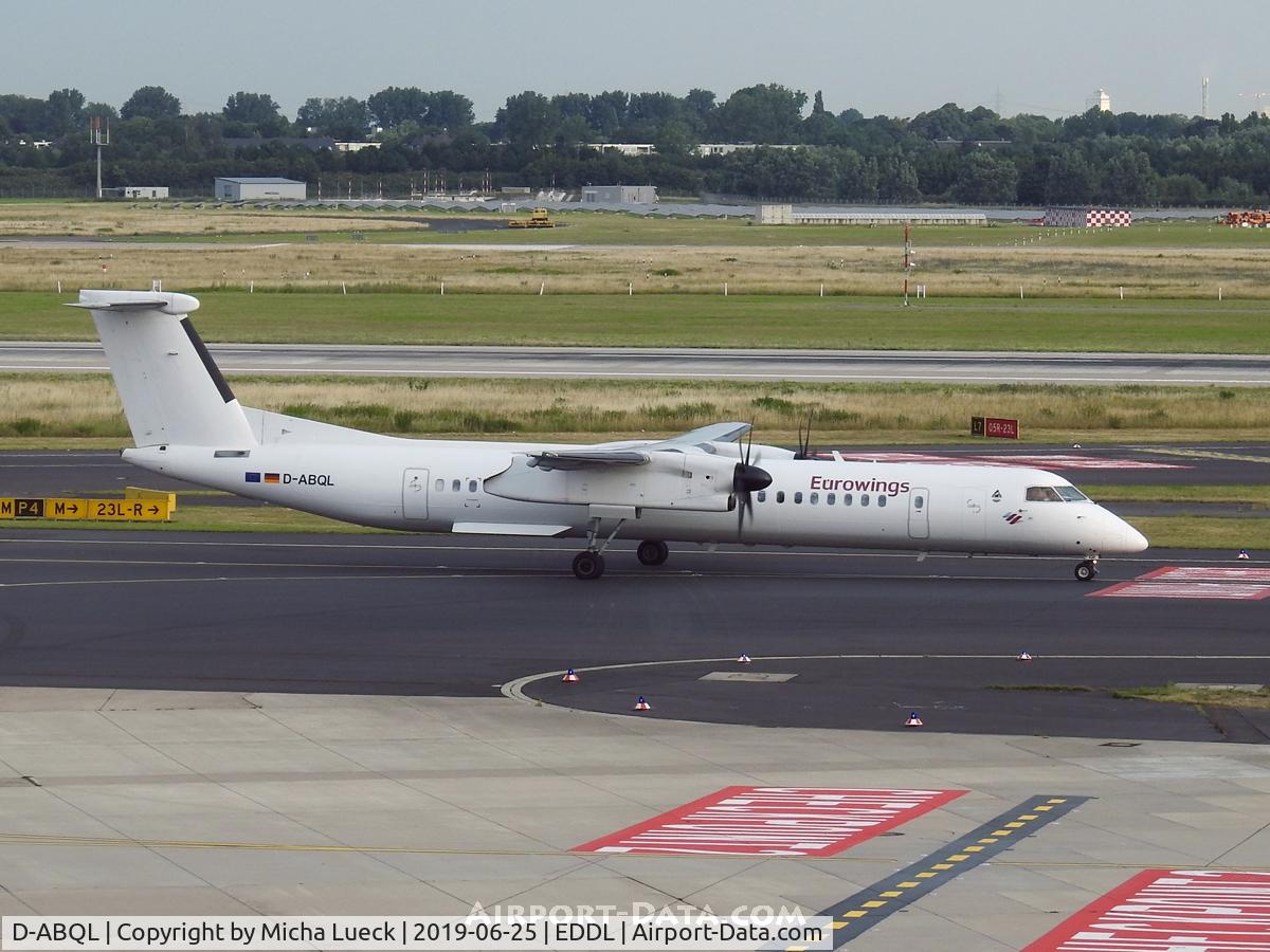 D-ABQL, 2007 Bombardier DHC-8-402 Dash 8 C/N 4184, At Düsseldorf