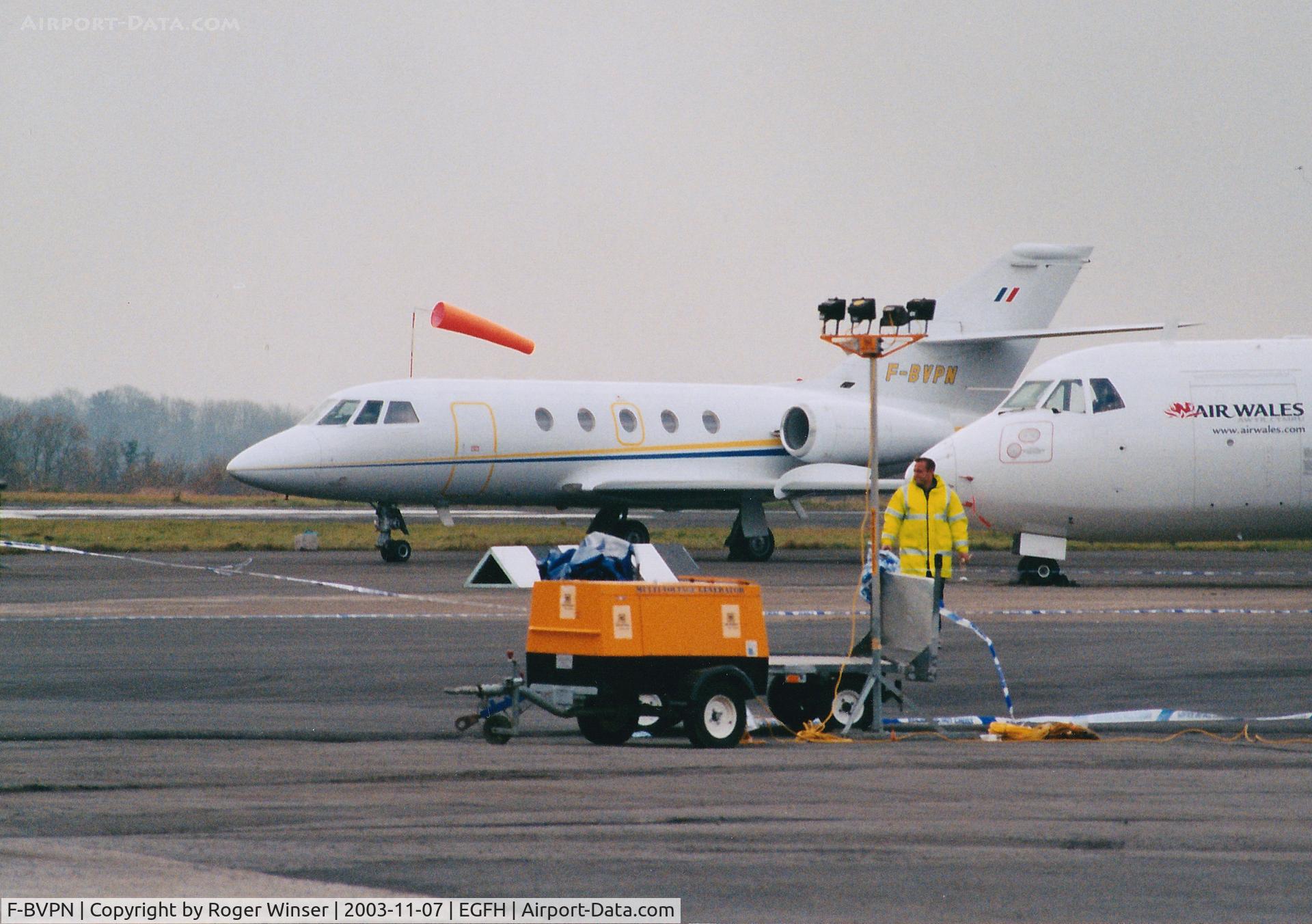 F-BVPN, 1974 Dassault Falcon (Mystere) 20E-S C/N 311, Visiting Falcon 20E-S.