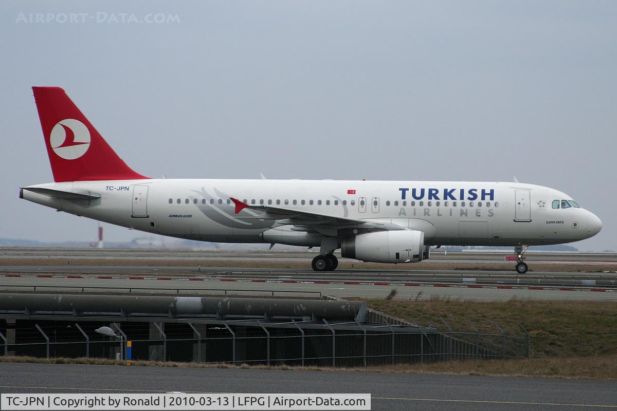 TC-JPN, 2008 Airbus A320-232 C/N 3558, at cdg