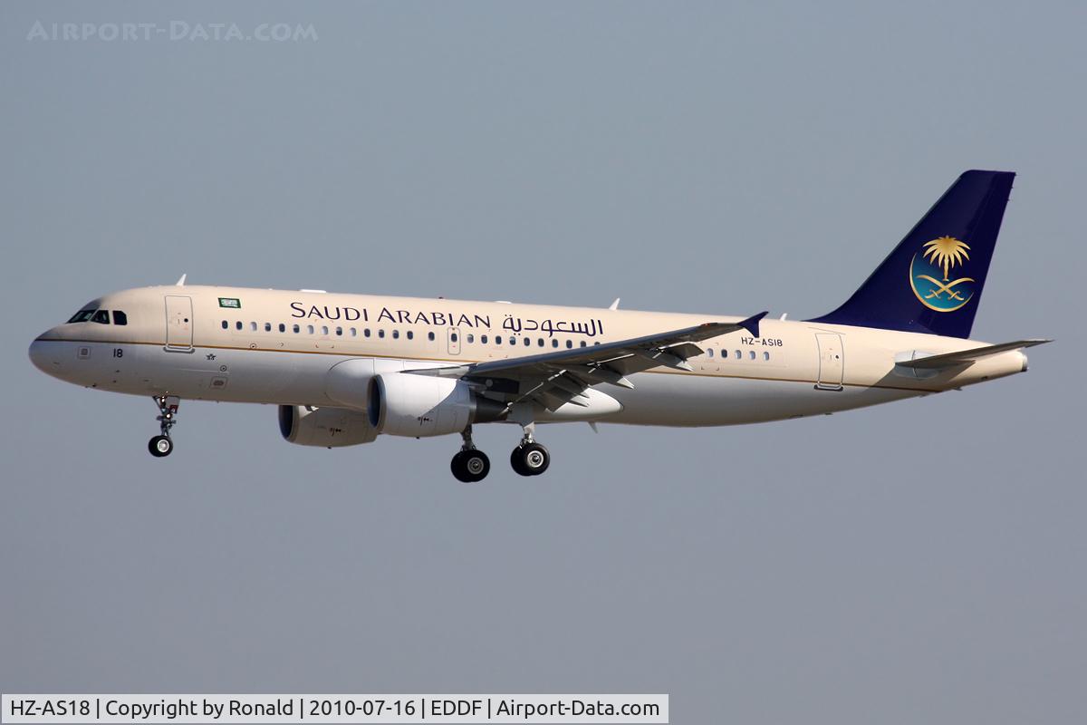 HZ-AS18, 2010 Airbus A320-214 C/N 4357, at fra