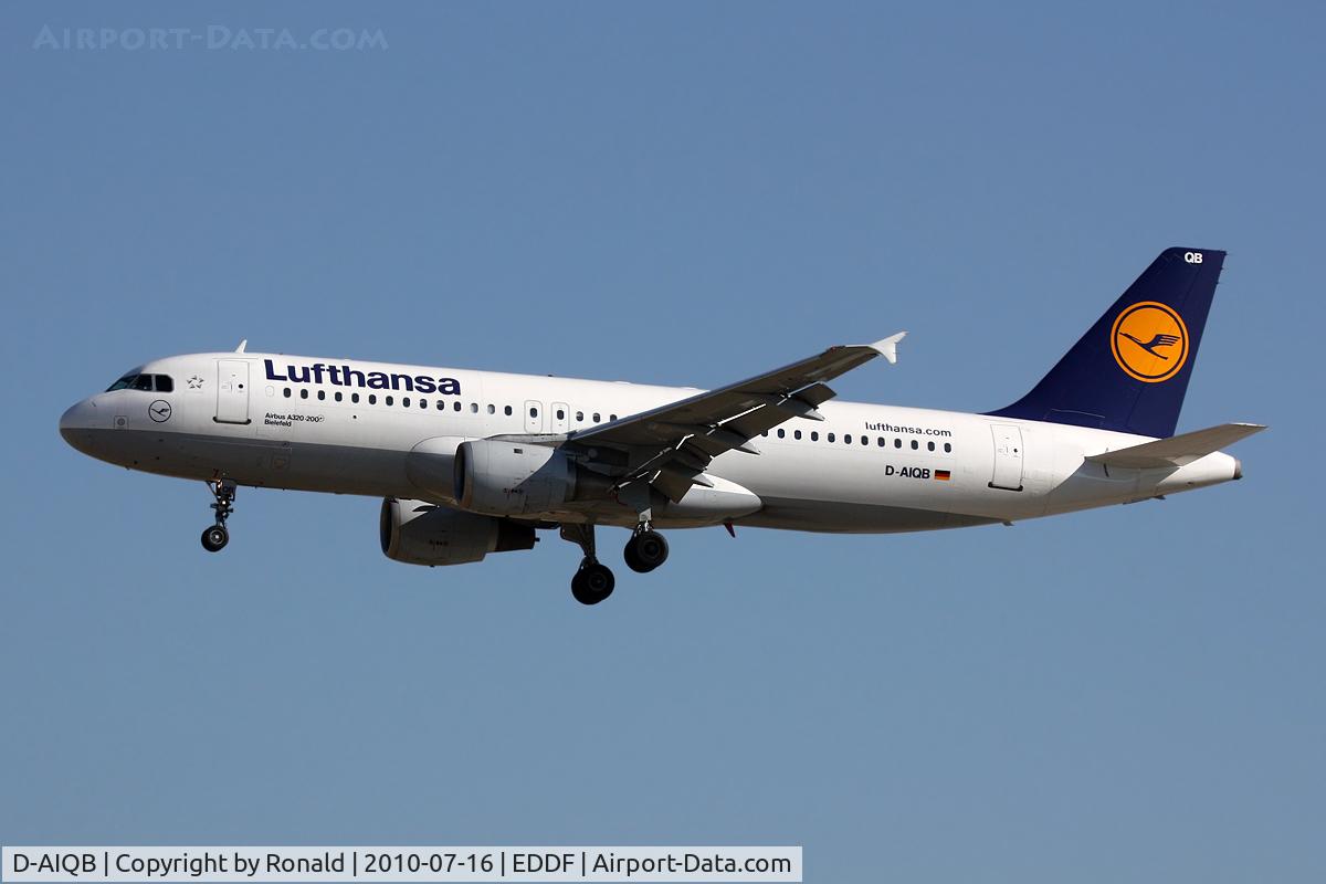 D-AIQB, 1991 Airbus A320-211 C/N 0200, at fra