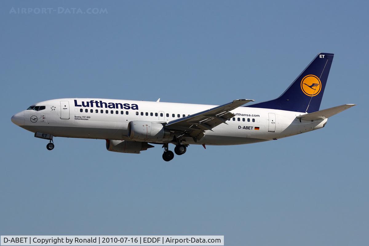 D-ABET, 1994 Boeing 737-330 C/N 27903, at fra