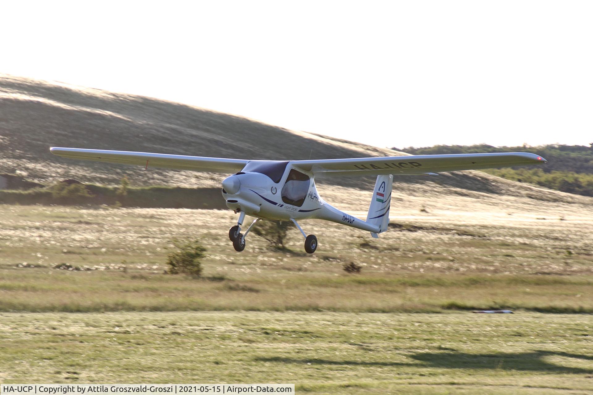HA-UCP, 2015 Pipistrel Alpha Trainer C/N 728 AT 912, Tótvázsony-Kövesgyürpuszta Airport, Hungary