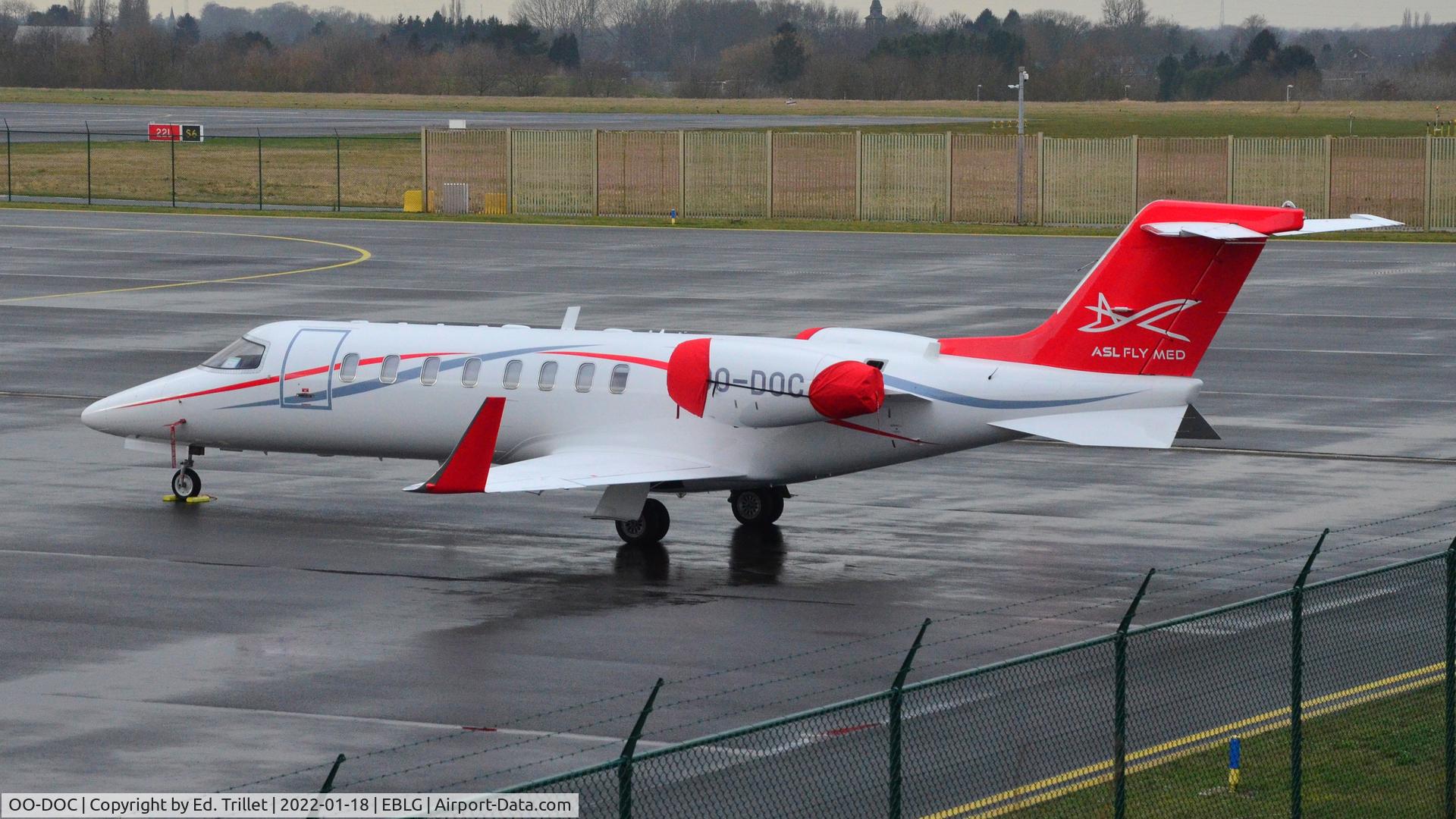 OO-DOC, 2001 Learjet 45 C/N 45-167, LGG  ASL Facilities