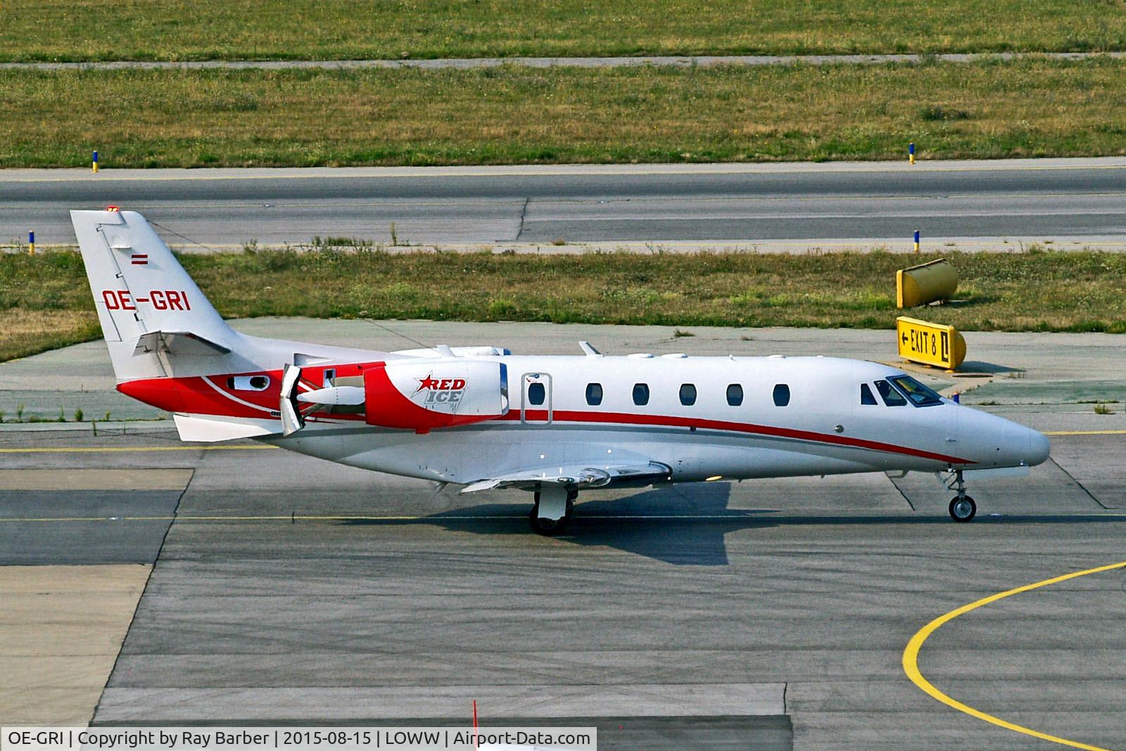 OE-GRI, 2003 Cessna 560 Citation Excel C/N 560-5315, OE-GRI   Cessna Citation Exce [560-5315] (Red Ice) Vienna-Schwechat~OE 15/08/2015