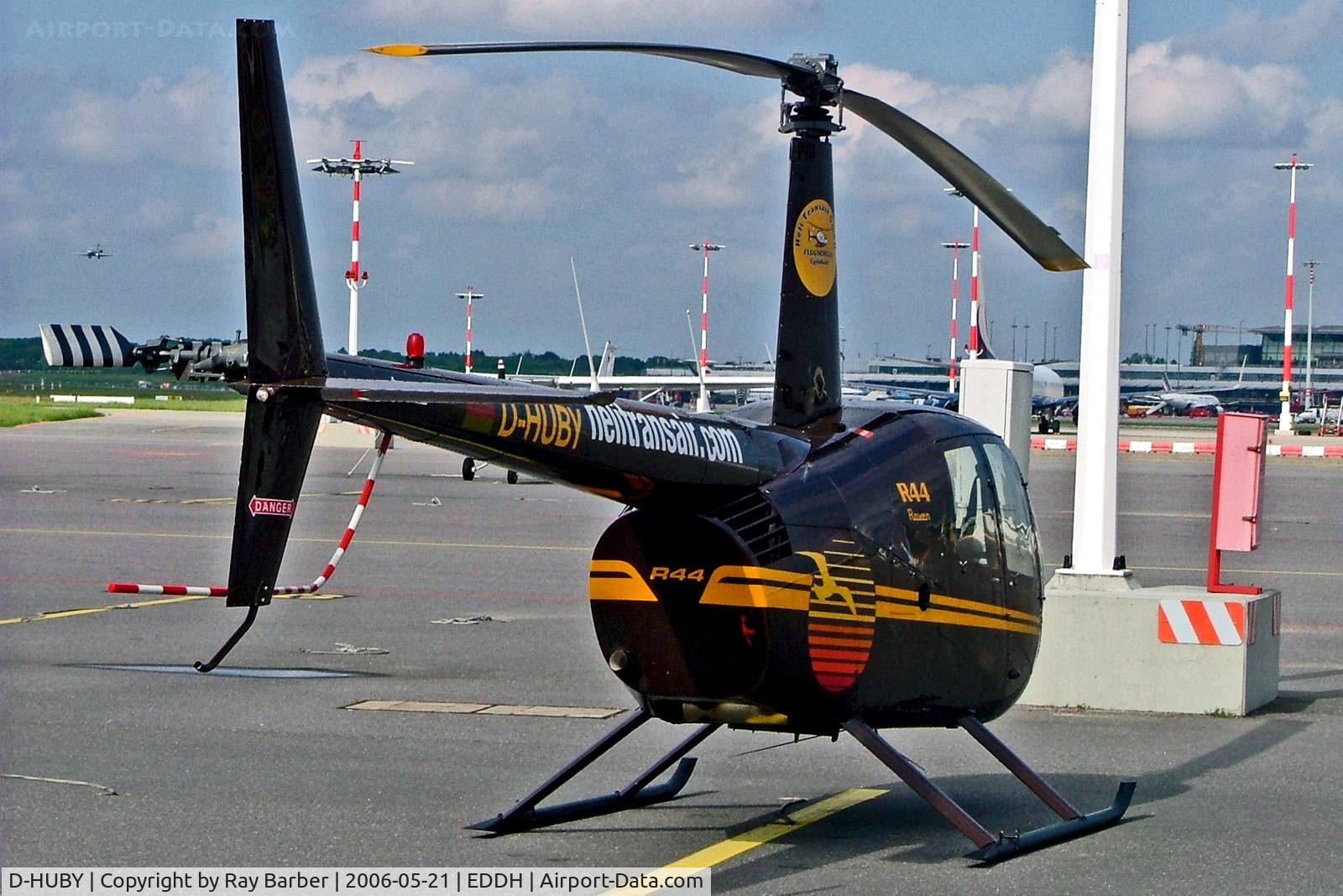 D-HUBY, 2001 Robinson R44 Raven C/N 0988, D-HUBY   Robinson R-44 Raven [0988] (helitransair.com) Hamburg-Fuhlsbuettel~D 21/05/2006
