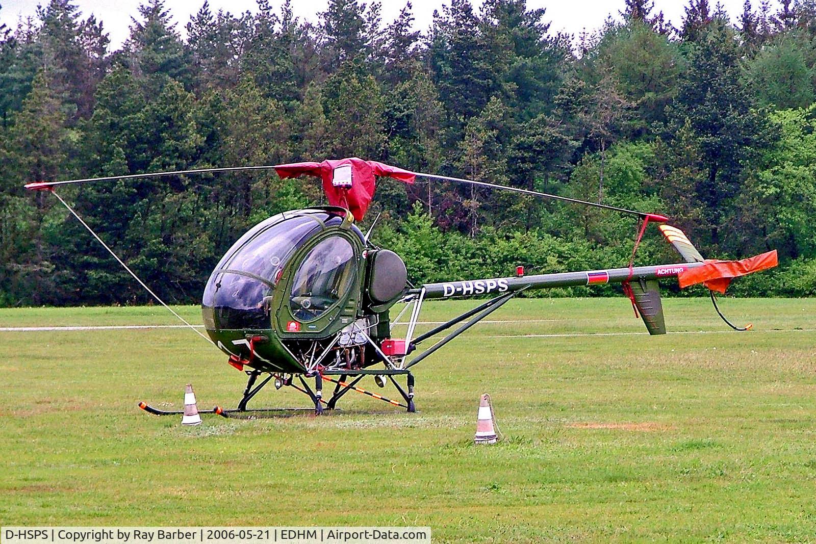 D-HSPS, Hughes Hkp.5B (269C) C/N 71-1069, D-HSPS   Hughes 269C [711069] Hartenholm~D 21/05/2006