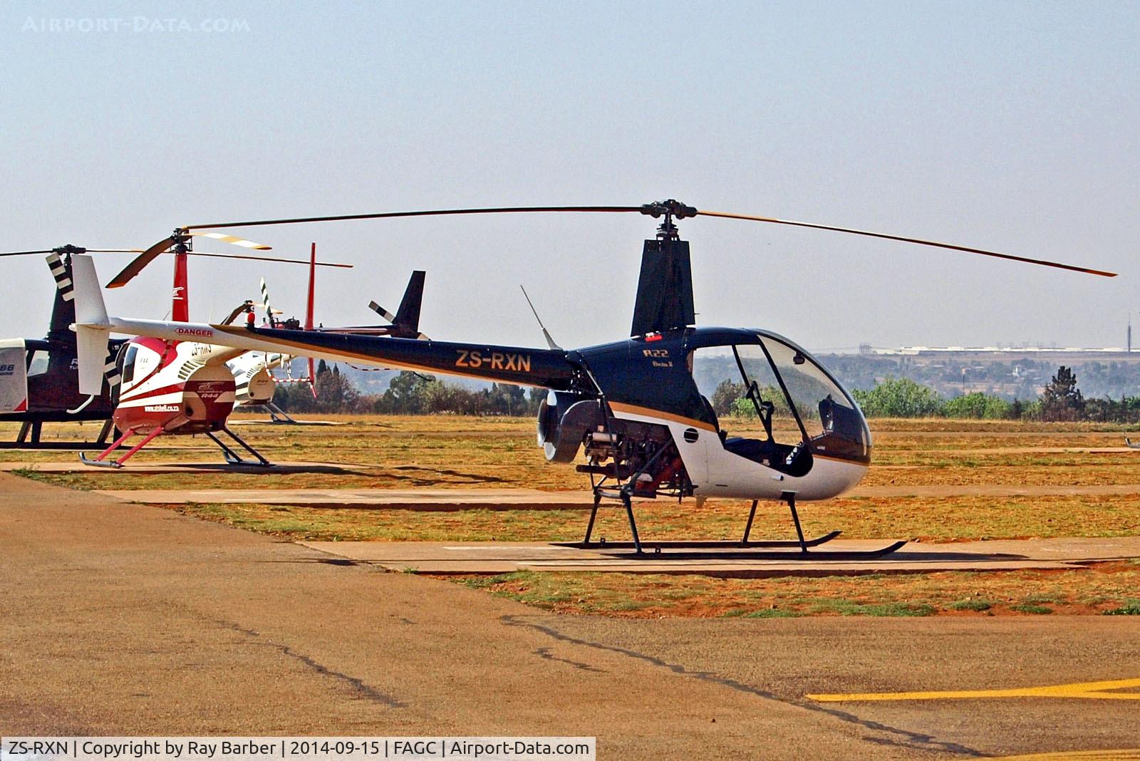 ZS-RXN, 2005 Robinson R22 Beta BII C/N 3822, ZS-RXN   Robinson R-22 Beta II [3822] Grand Central~ZS 15/09/2014
