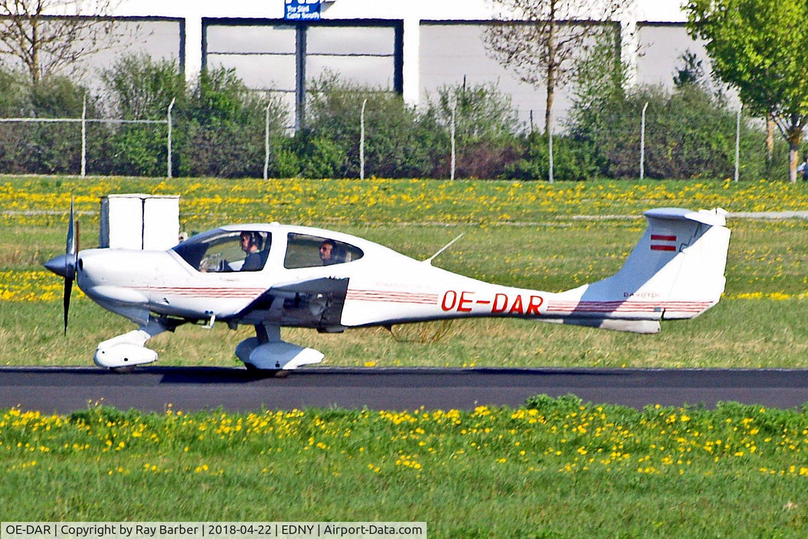 OE-DAR, Diamond DA-40TDI Diamond Star C/N D4.259, OE-DAR   Diamond DA.40D Star TDI [D4.259] Friedrichshafen~D 20/04/2018