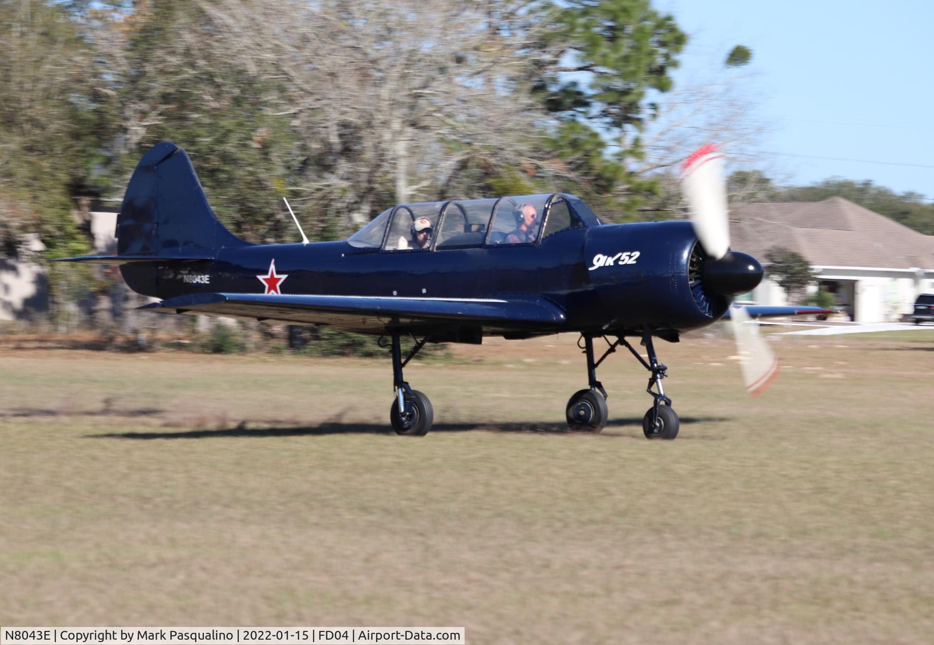 N8043E, 1987 Yakovlev Yak-52 C/N 877503, Yak-52