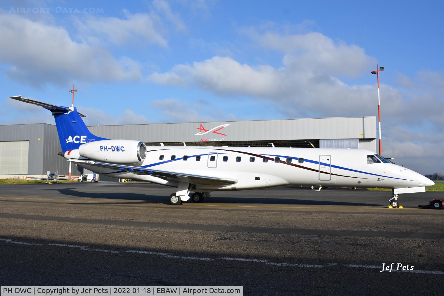 PH-DWC, 1999 Embraer ERJ-135LR (EMB-135LR) C/N 145173, At Antwerp Airport.