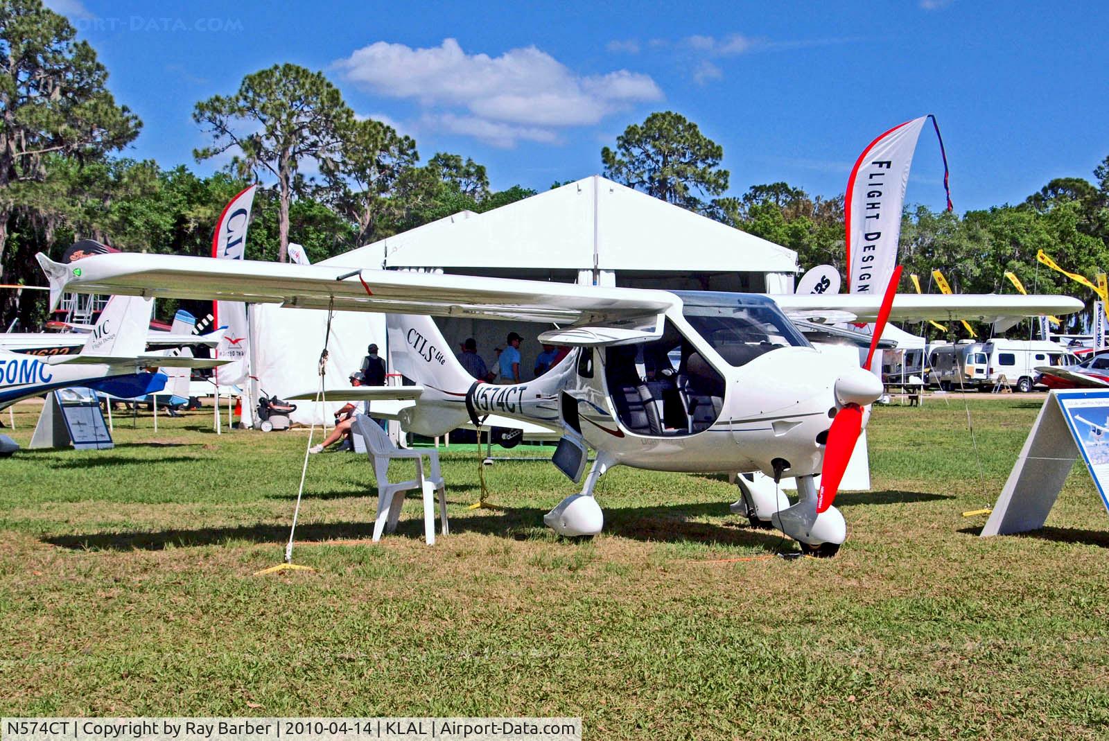 N574CT, Flight Design CTLS C/N F-08-05-13, N574CT   Flight Design CTLS [F-08-05-13] Lakeland-Linder~N 14/04/2010