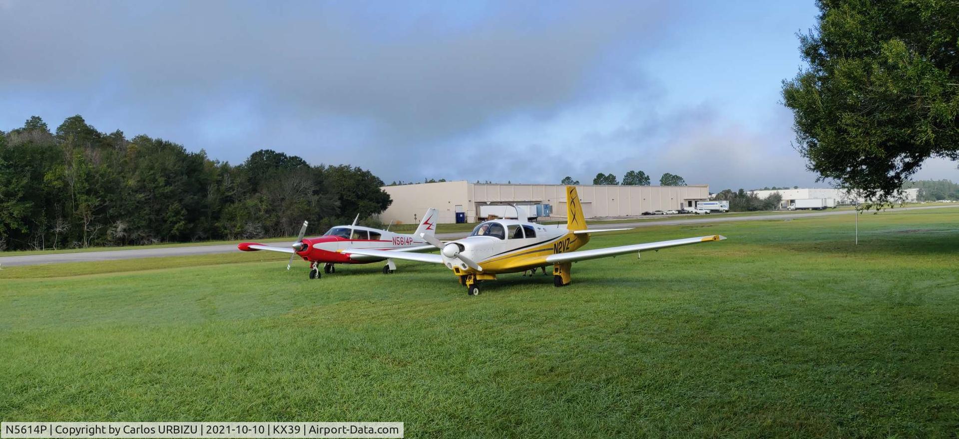 N5614P, 1959 Piper PA-24-250 Comanche C/N 24-682, Both aircraft at Tampa North Airpark ready to fly to Thomasville, GA for their annual Fly-in.