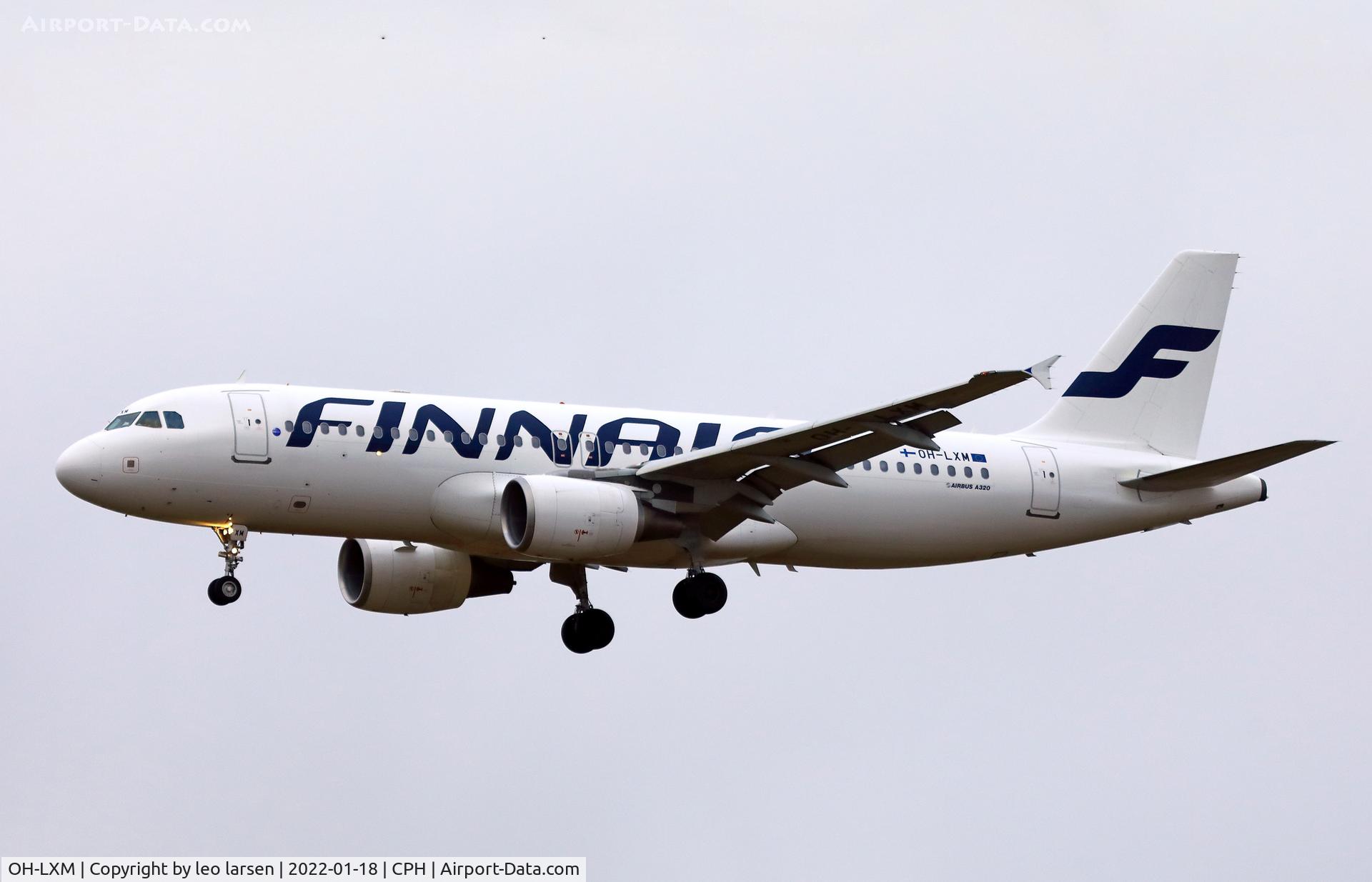 OH-LXM, 2003 Airbus A320-214 C/N 2154, Copenhagen 18.1.2022
