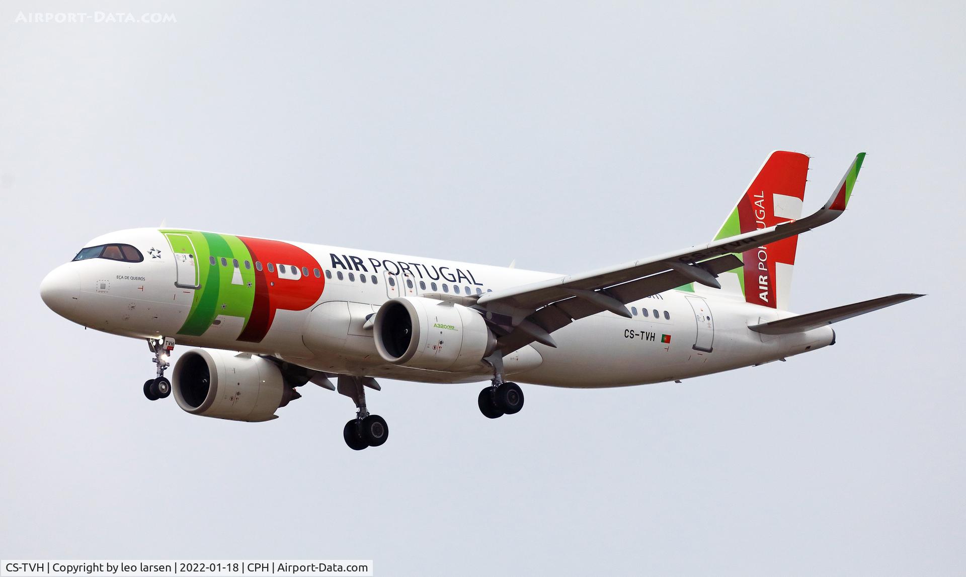 CS-TVH, 2020 Airbus A320-251N C/N 10033, Copenhagen 18.1.2022
