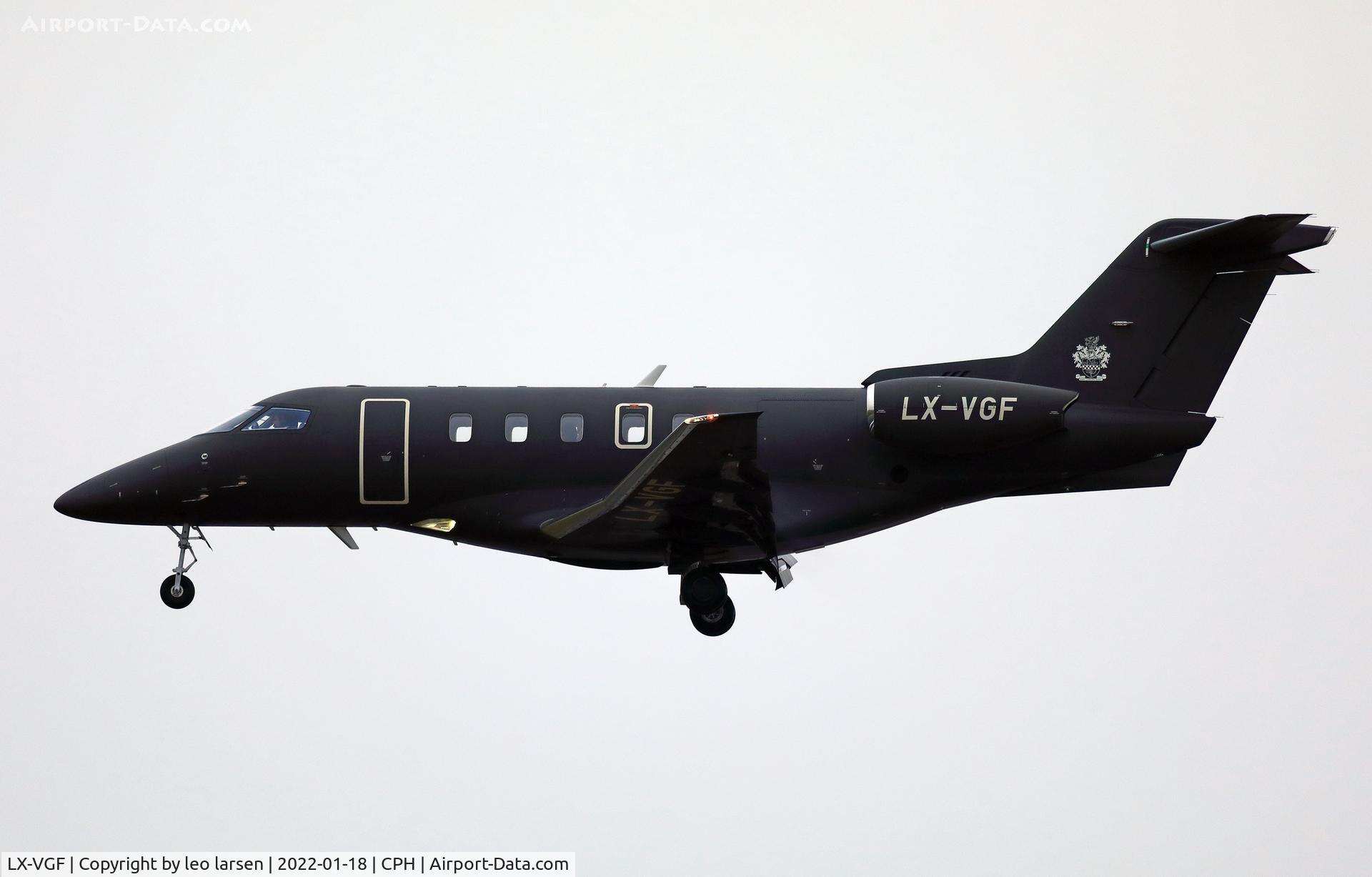 LX-VGF, 2019 Pilatus PC-24 C/N 133, Copenhagen 18.1.2022