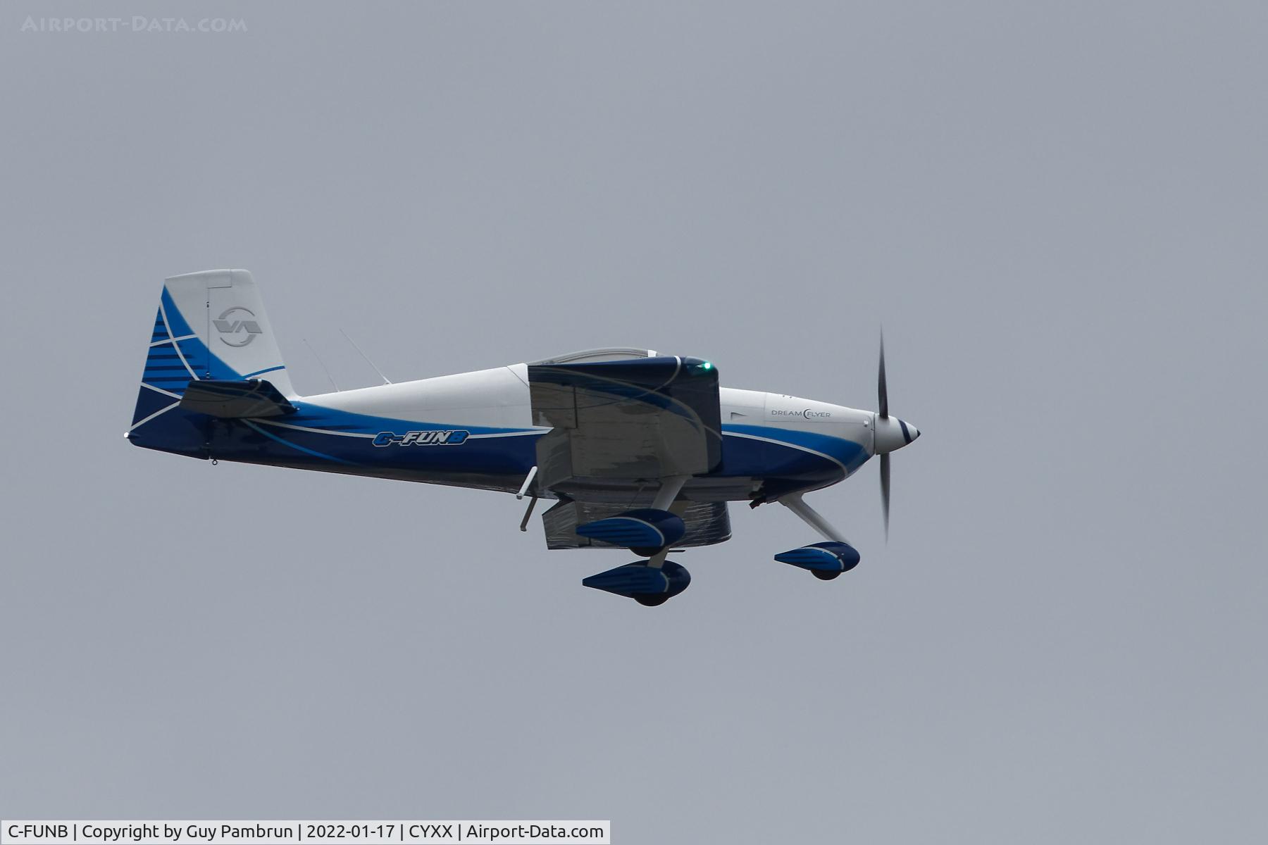 C-FUNB, 2020 Vans RV-7A C/N 73729, Overflight of 07