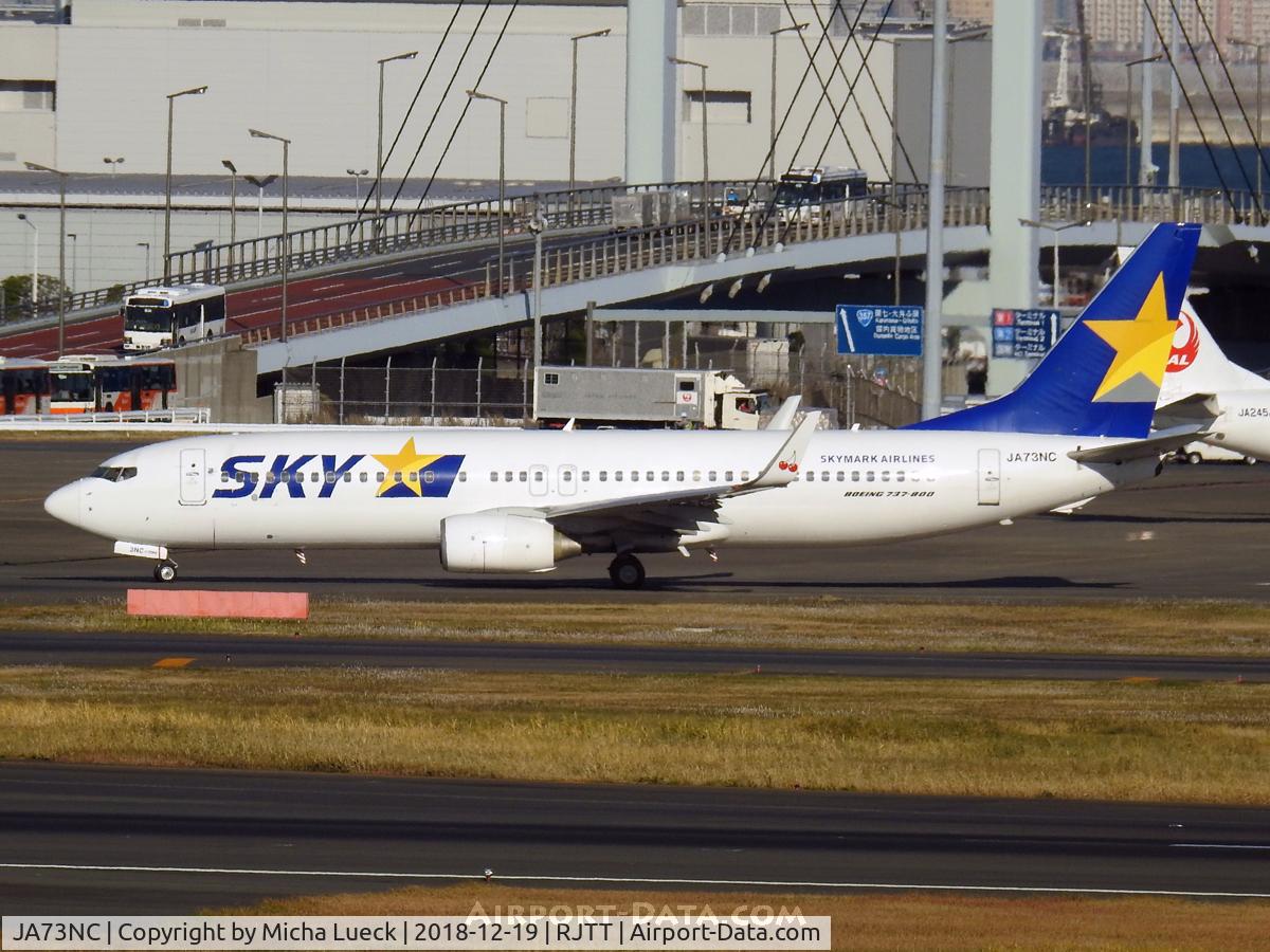 JA73NC, 2010 Boeing 737-8FZ C/N 31743, At Haneda
