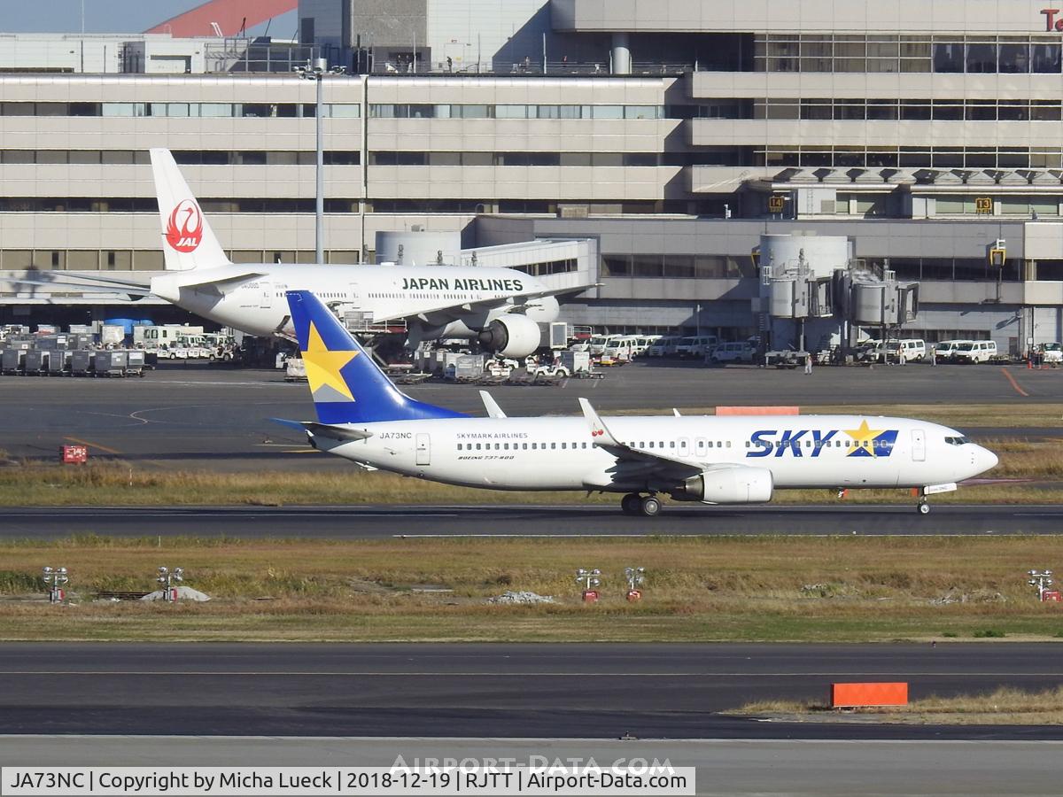 JA73NC, 2010 Boeing 737-8FZ C/N 31743, At Haneda