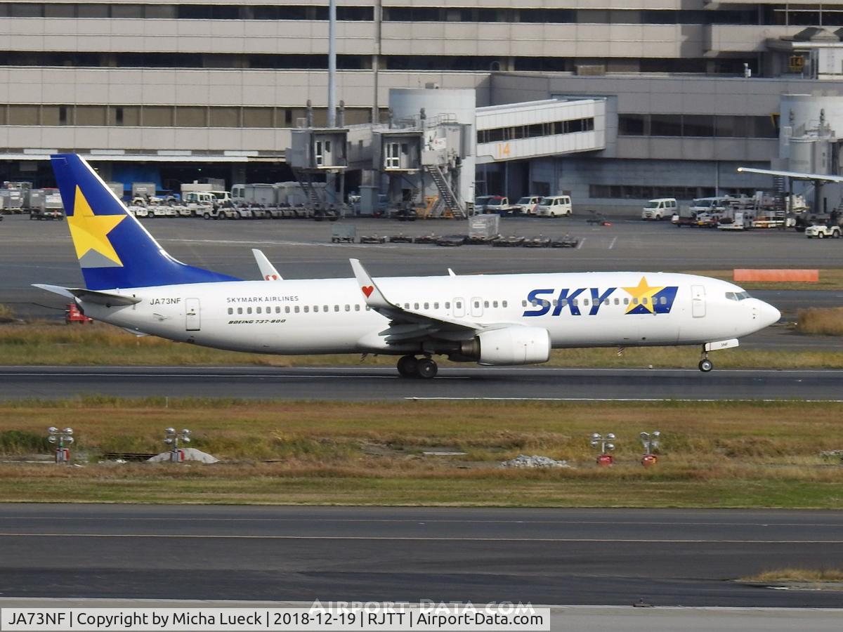 JA73NF, 2011 Boeing 737-86N C/N 38019, At Haneda