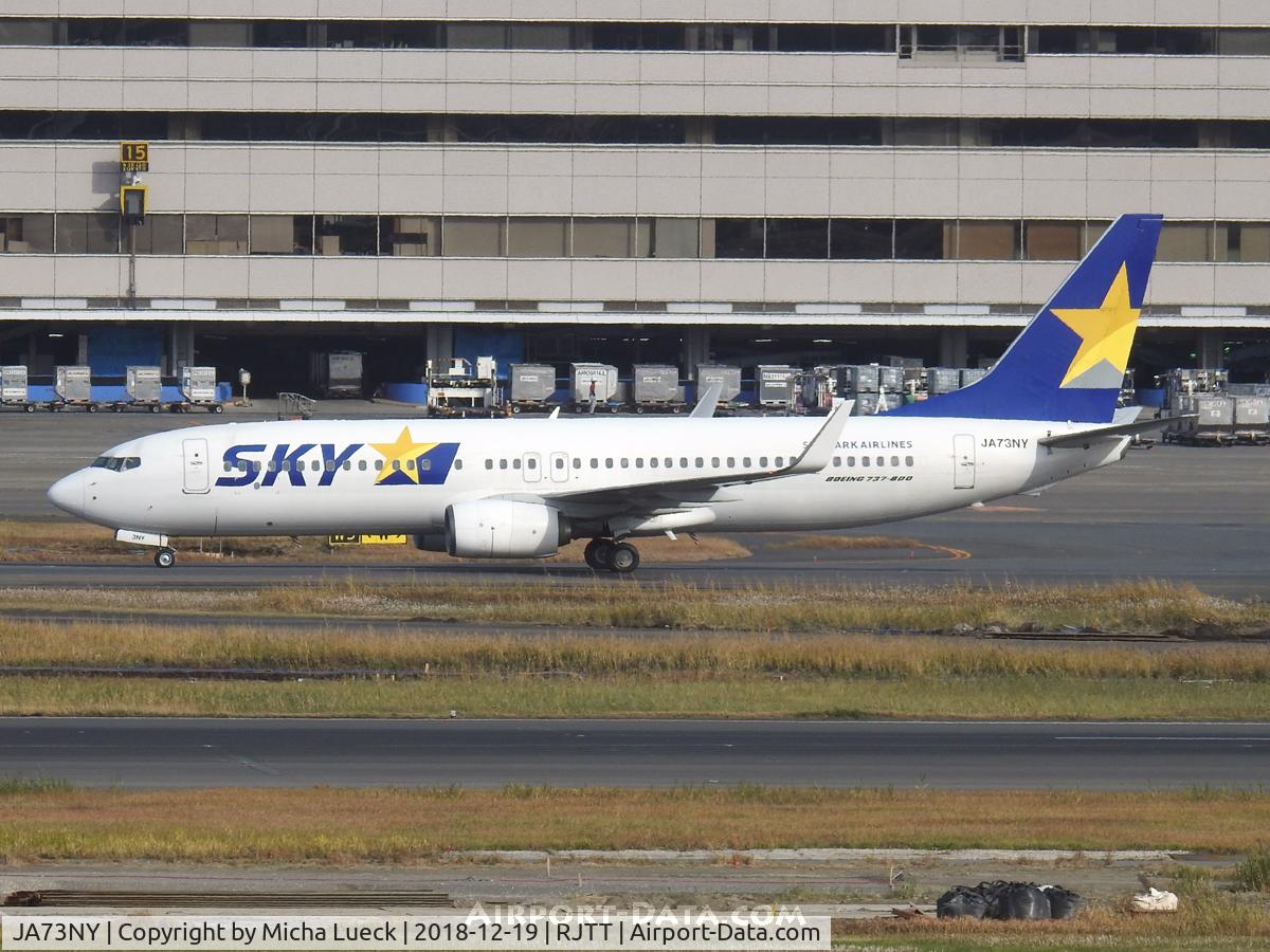 JA73NY, 2013 Boeing 737-86N C/N 41263, At Haneda