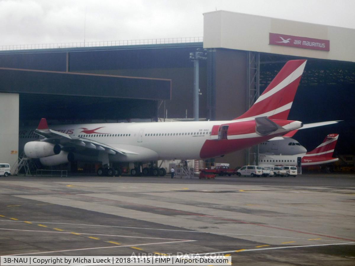 3B-NAU, 1994 Airbus A340-312 C/N 076, At Port Louis/Mauritius