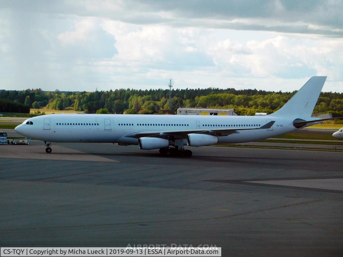 CS-TQY, 1997 Airbus A340-313X C/N 190, At Arlanda
