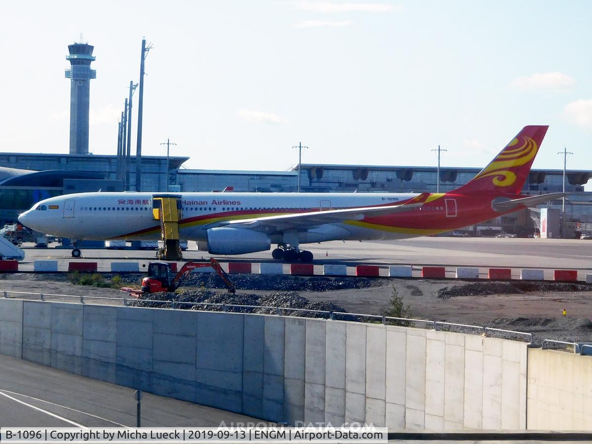 B-1096, 2018 Airbus A330-343 C/N 1871, At Gardermoen