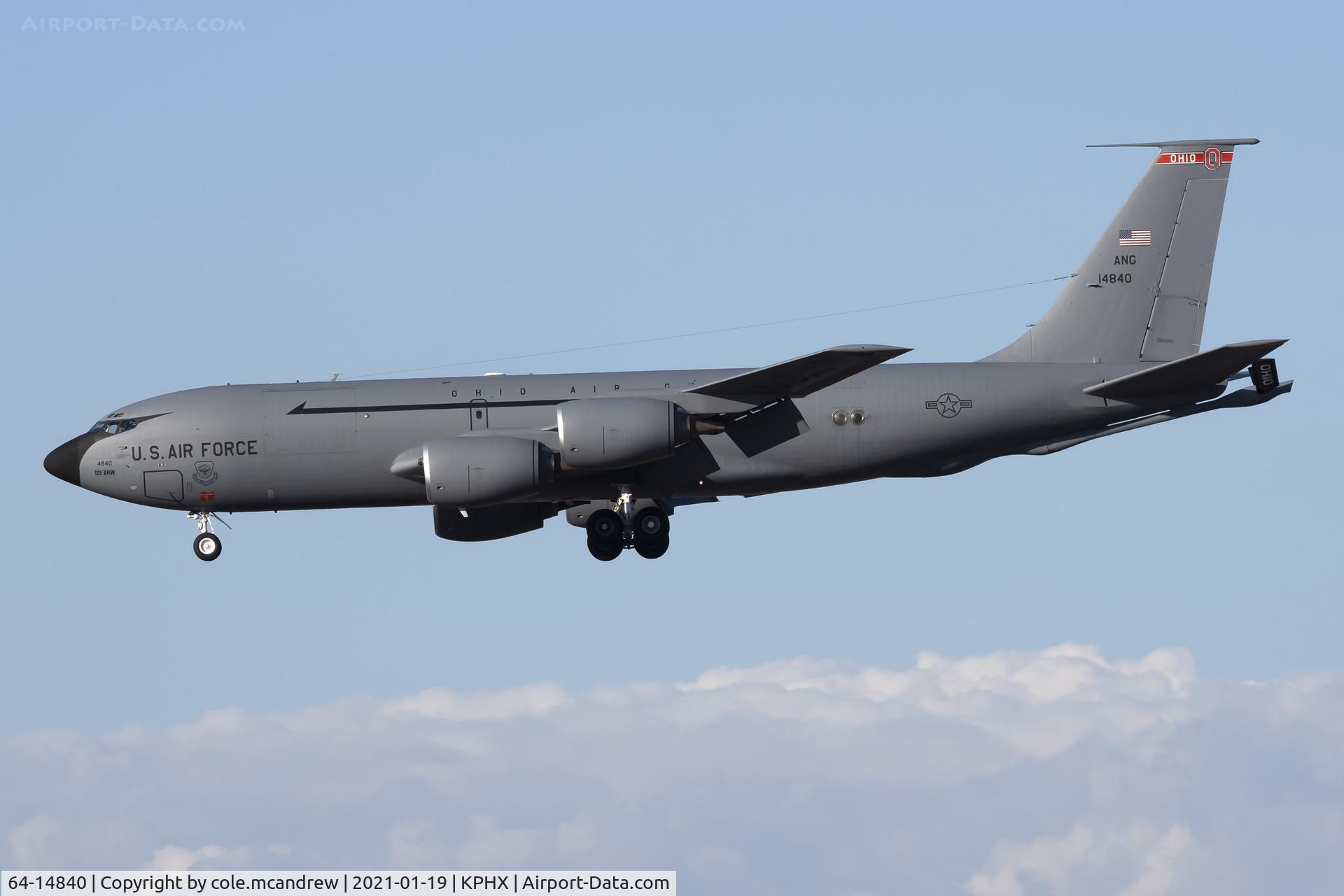 64-14840, 1964 Boeing KC-135R Stratotanker C/N 18768, EDDIE96