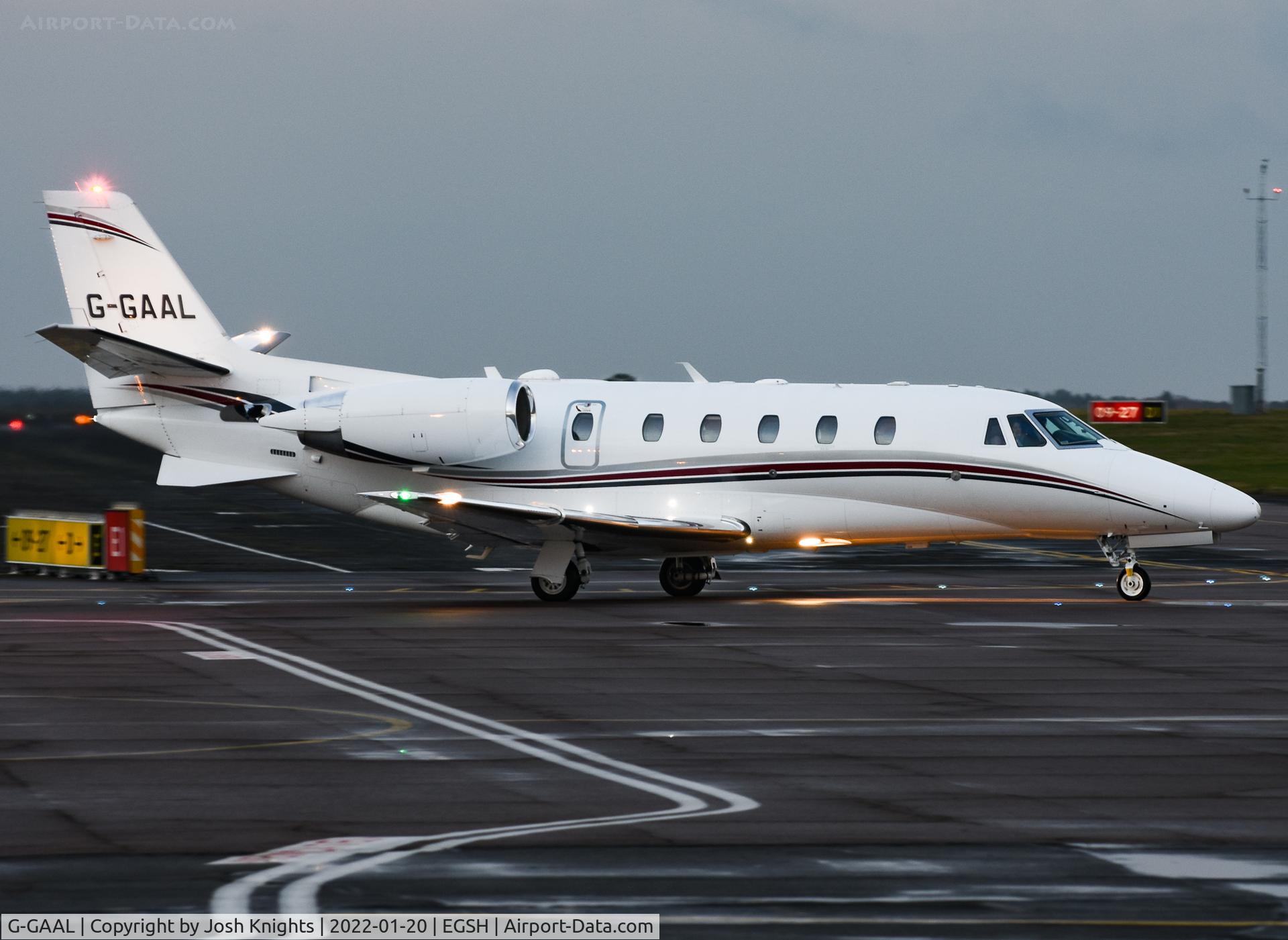 G-GAAL, 2012 Cessna 560XL Citation XLS+ C/N 560-6119, Departing For RAF Northolt as KRH84R.