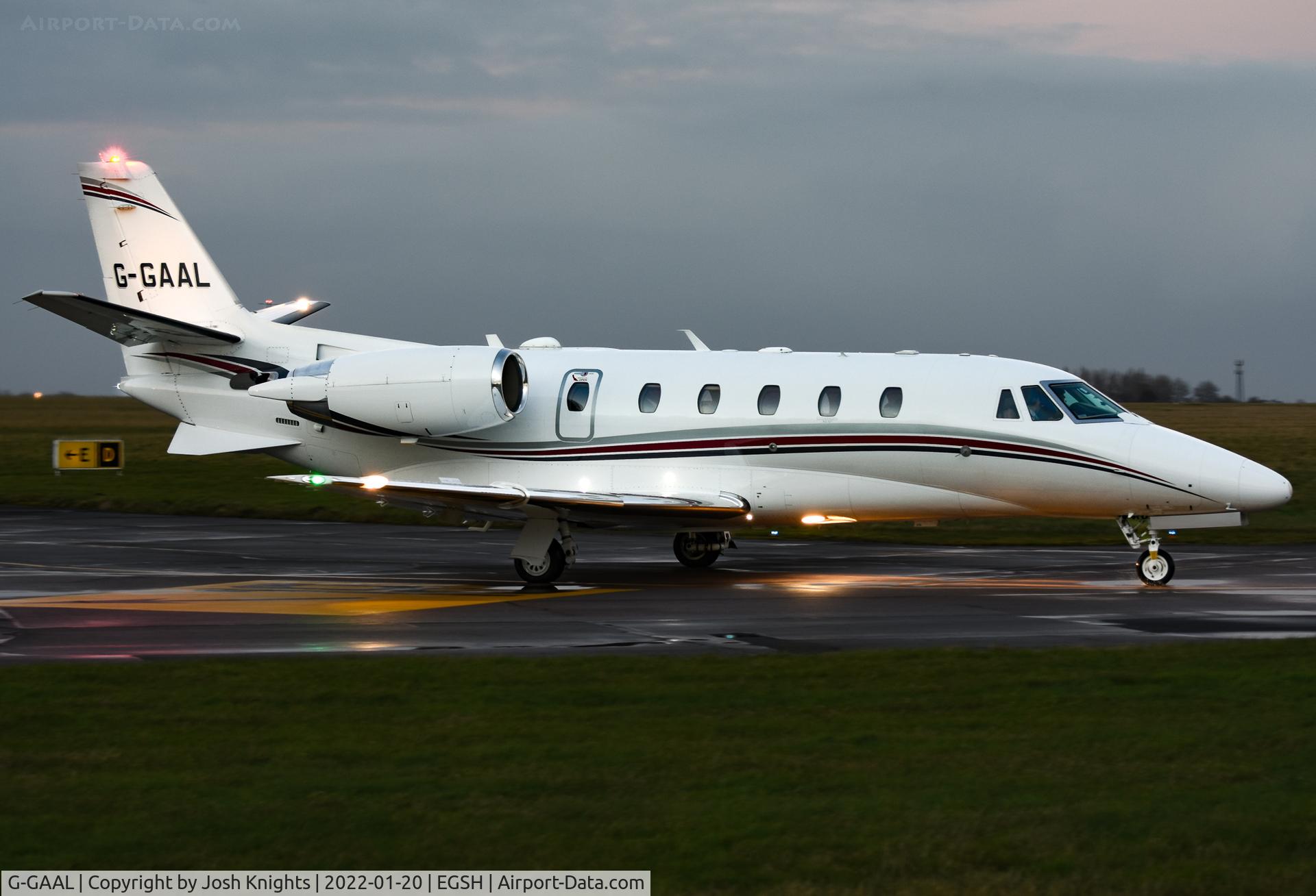 G-GAAL, 2012 Cessna 560XL Citation XLS+ C/N 560-6119, Departing For RAF Northolt as KRH84R.