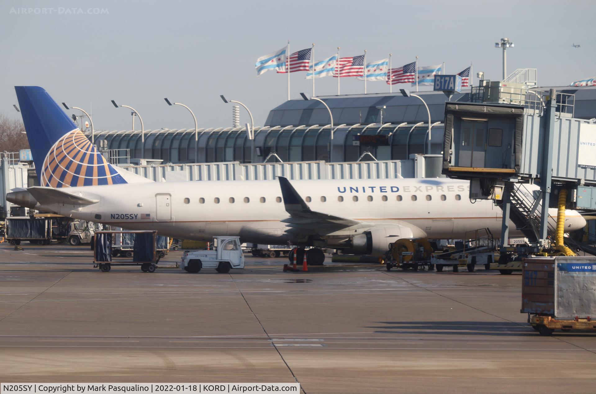 N205SY, 2017 Embraer 175LR (ERJ-170-200LR) C/N 17000636, ERJ-170-200LR