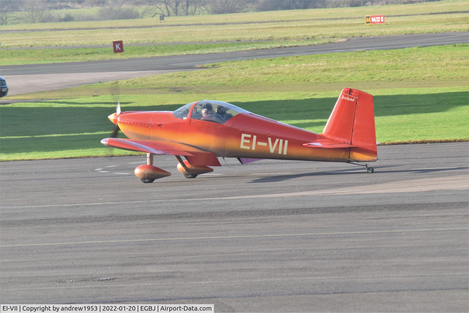 EI-VII, Vans RV-7 C/N 73114, EI-VII at Gloucestershire Airport.