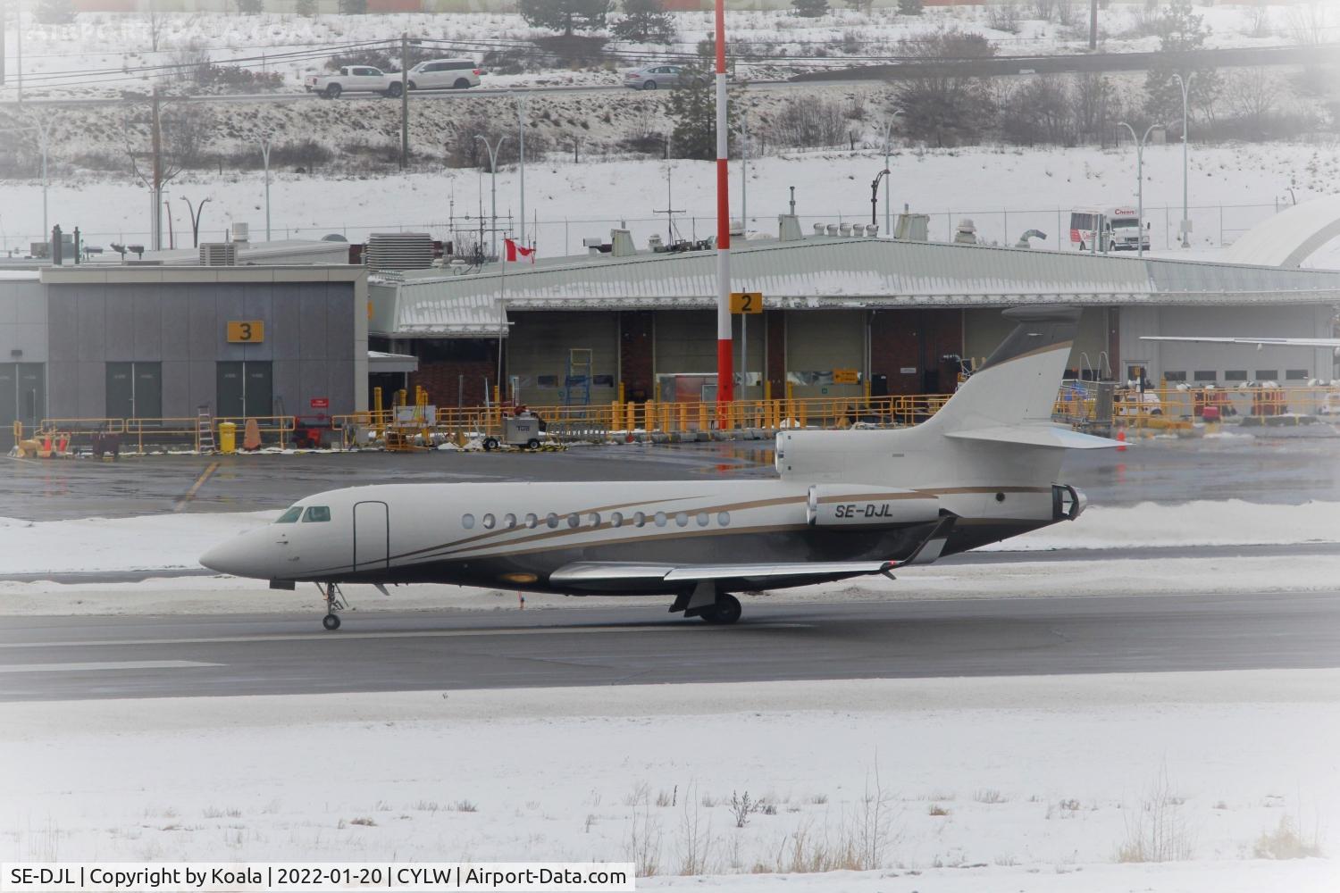 SE-DJL, 2008 Dassault Falcon 7X C/N 040, First Atlantic flight this year. Inbound from Geneva.