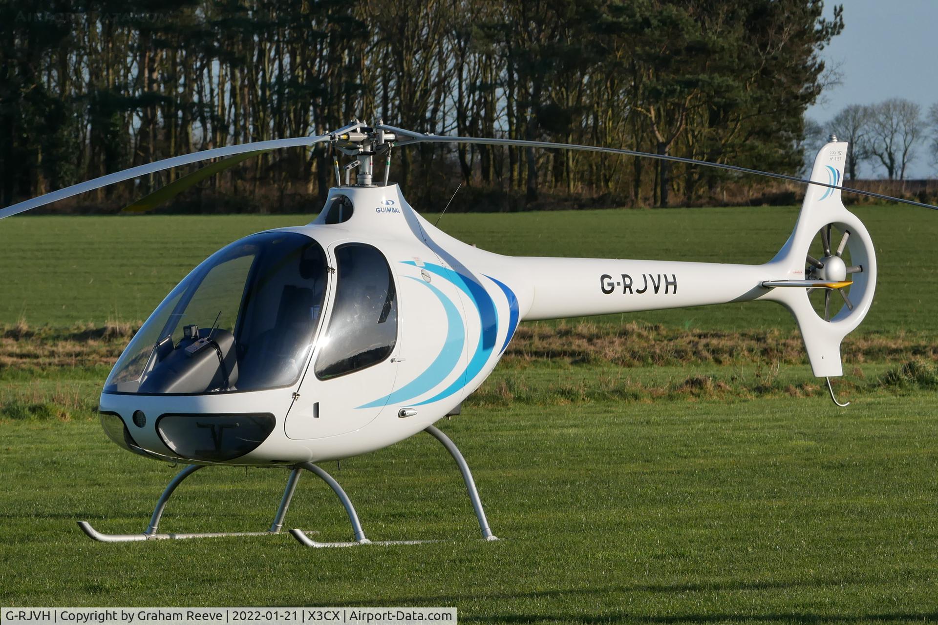 G-RJVH, 2016 Guimbal Cabri G2 C/N 1157, Parked at Northrepps.