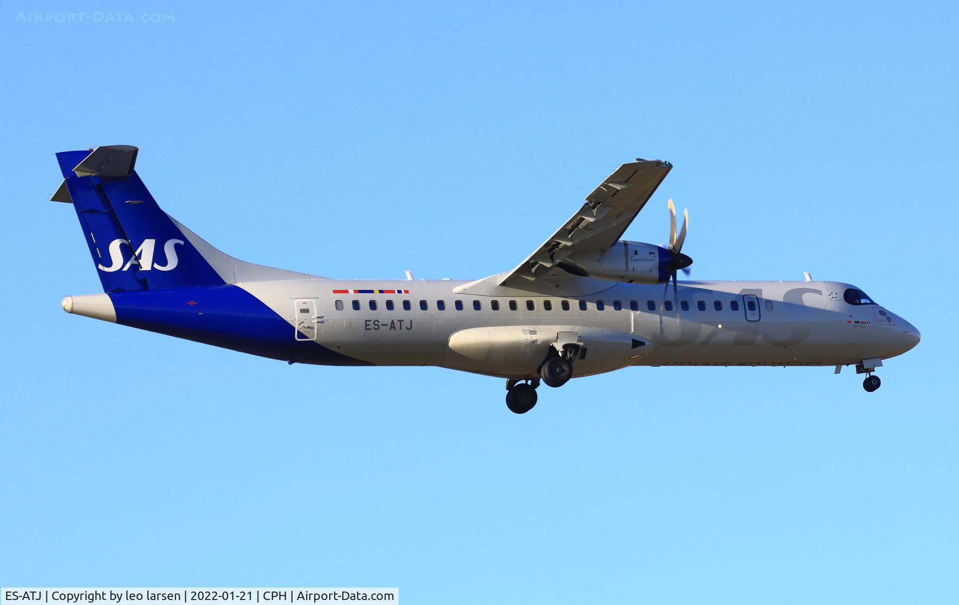 ES-ATJ, 2012 ATR 72-600 (72-212A) C/N 1056, Copenhagen 21.1.2022
