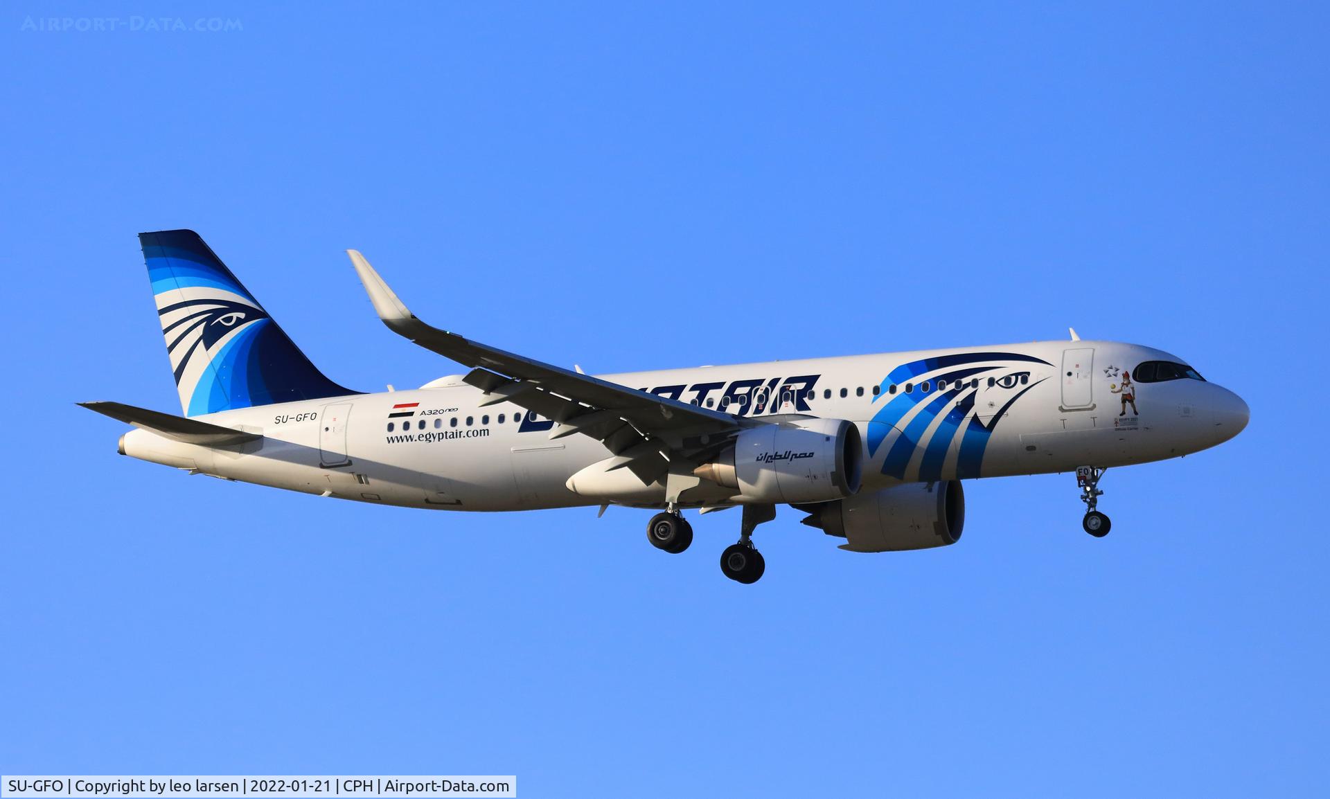 SU-GFO, 2020 Airbus A321-251N C/N 10039, Copenhagen 21.1.2022