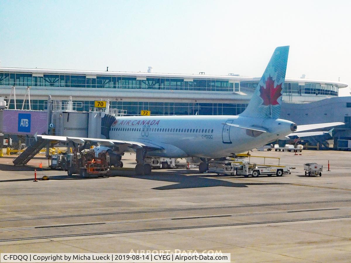 C-FDQQ, 1990 Airbus A320-211 C/N 059, At Edmonton