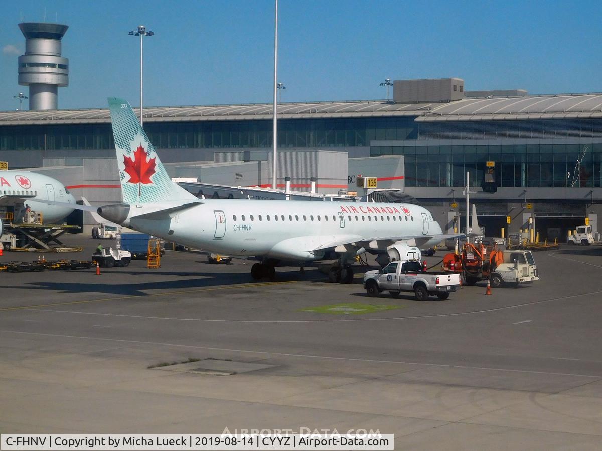 C-FHNV, 2007 Embraer 190AR (ERJ-190-100IGW) C/N 19000075, At Pearson