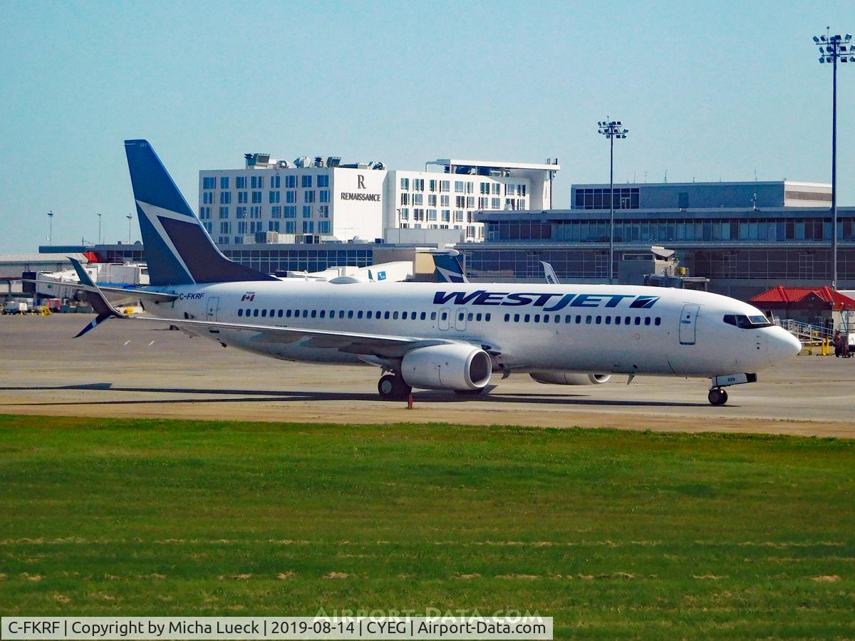 C-FKRF, 2014 Boeing 737-8CT C/N 60123, At Edmonton