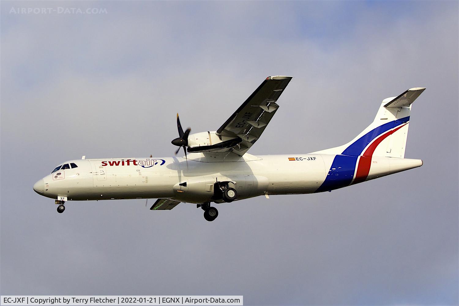 EC-JXF, 1989 ATR 72-211 C/N 150, At East Midlands