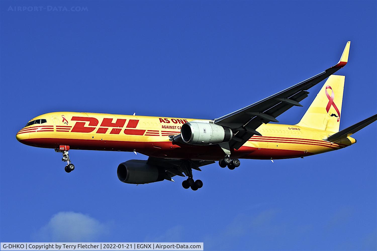 G-DHKO, 2002 Boeing 757-223F C/N 32397, At East Midlands Airport