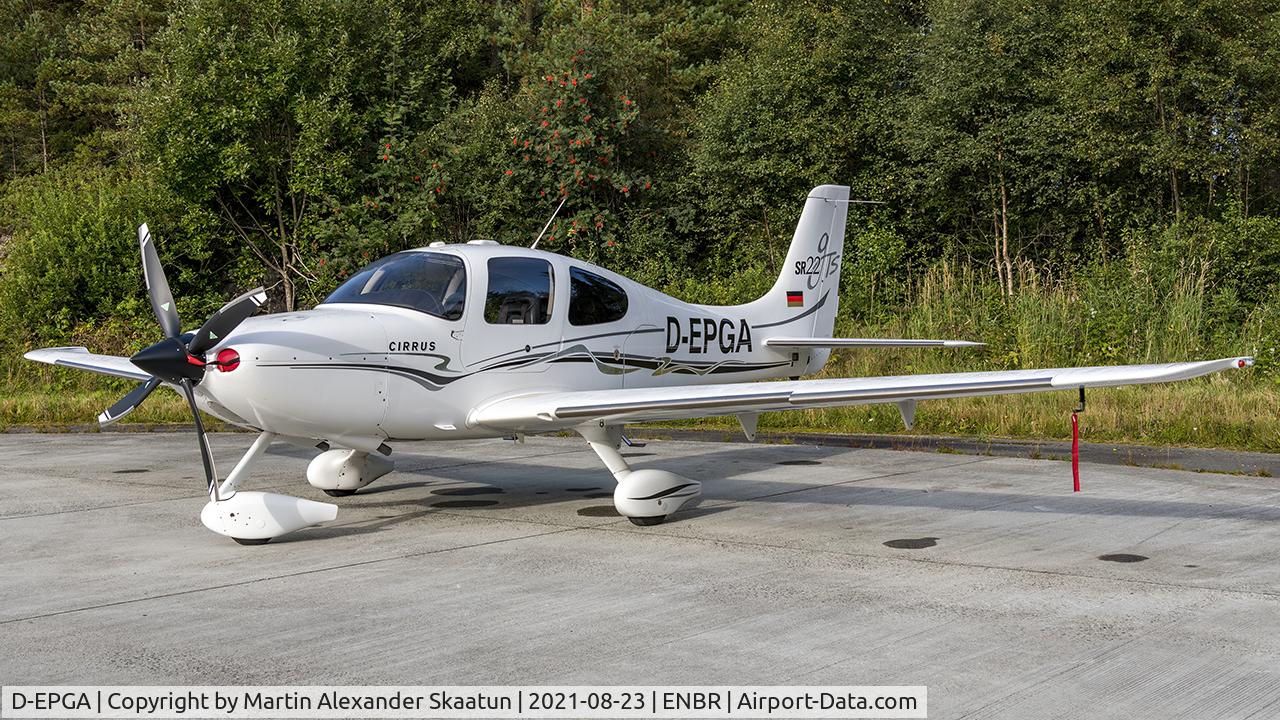 D-EPGA, Cirrus SR22-GTS C/N 1474, Parked at the ex. military area.
