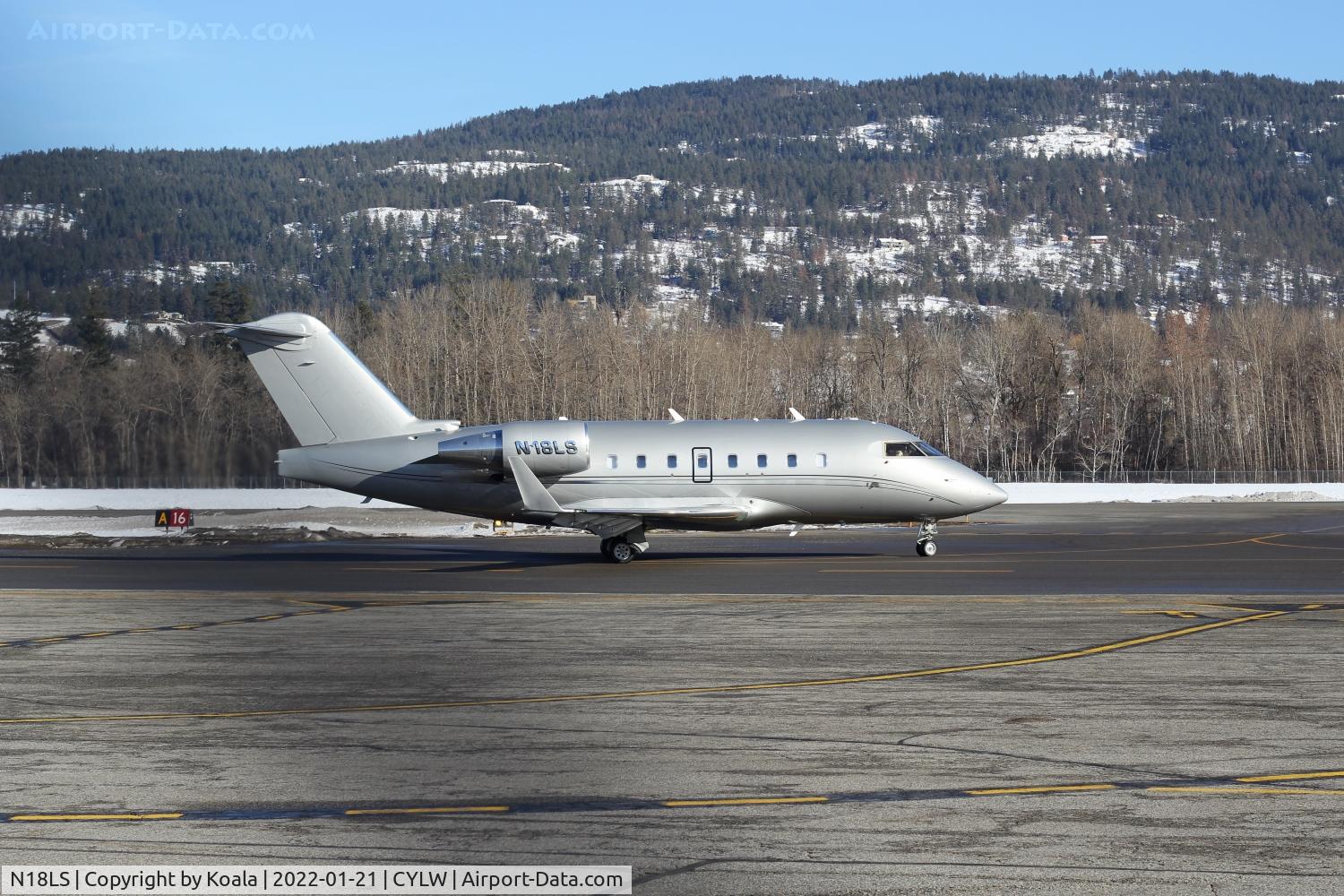 N18LS, 2006 Bombardier Challenger 604 (CL-600-2B16) C/N 5658, Departure to unknown destination.