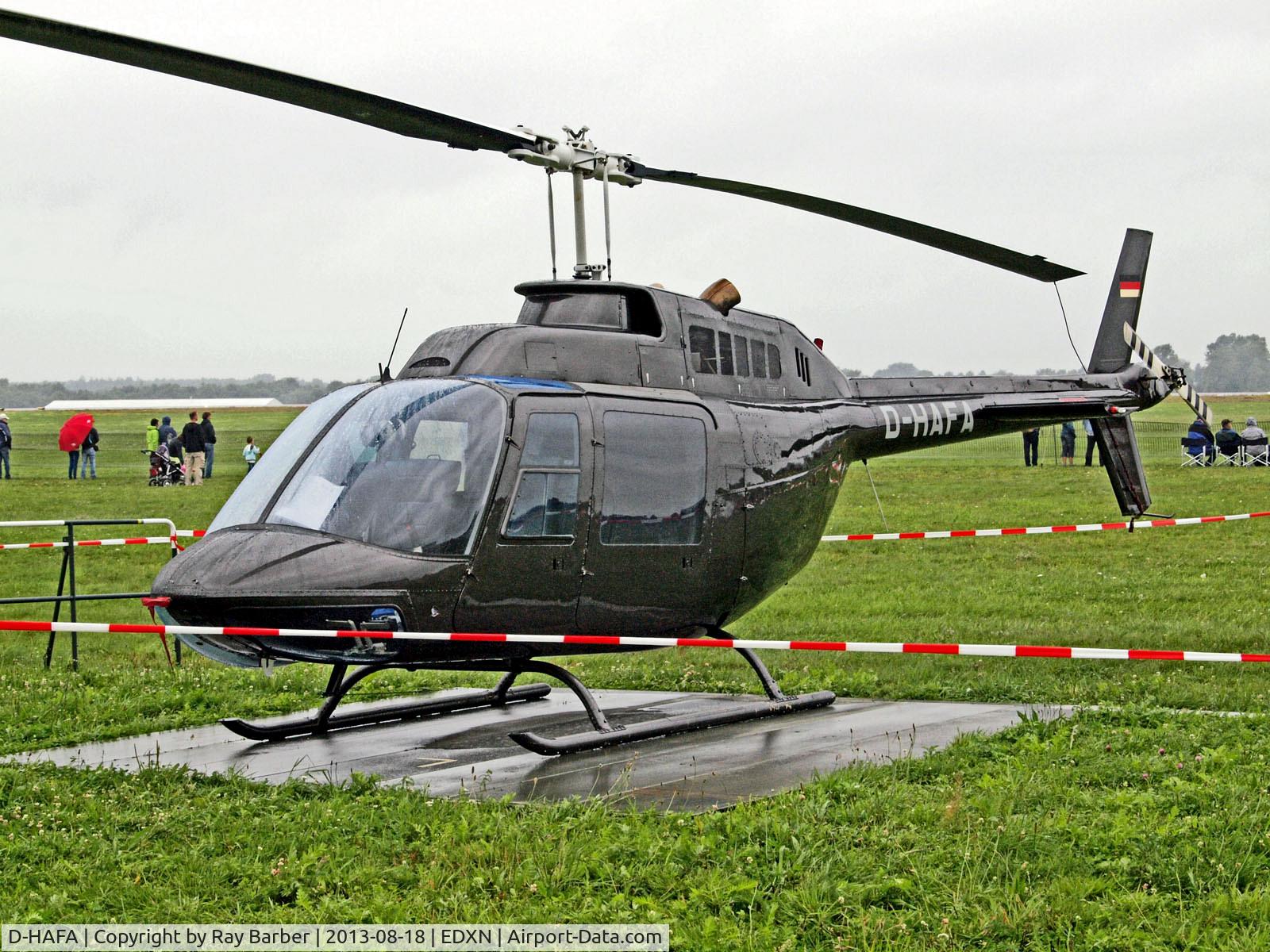 D-HAFA, 1967 Bell 206B-3 JetRanger III C/N 124, D-HAFA   Bell 206B Jet Ranger II [124] Nordholz~D 18/08/2013