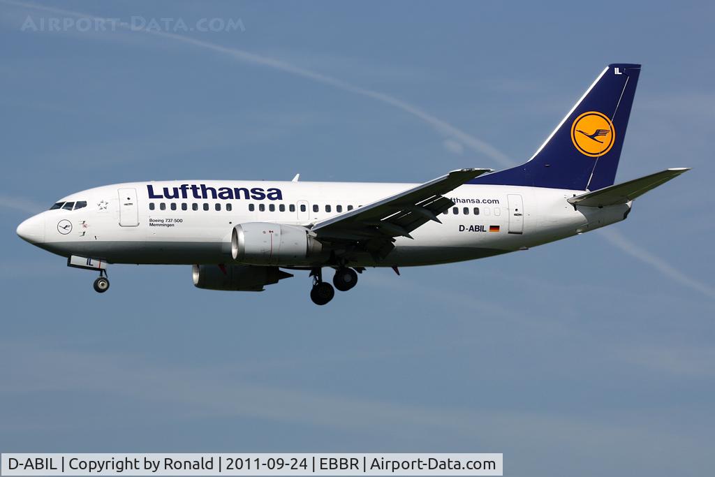 D-ABIL, 1991 Boeing 737-530 C/N 24824, at bru