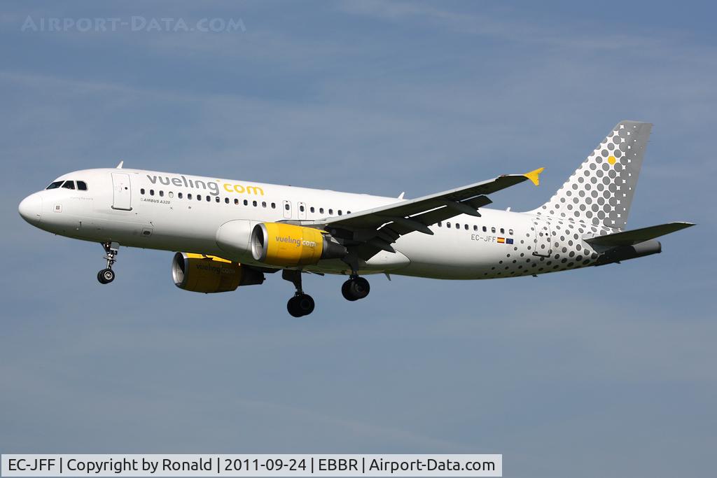 EC-JFF, 2005 Airbus A320-214 C/N 2388, at bru