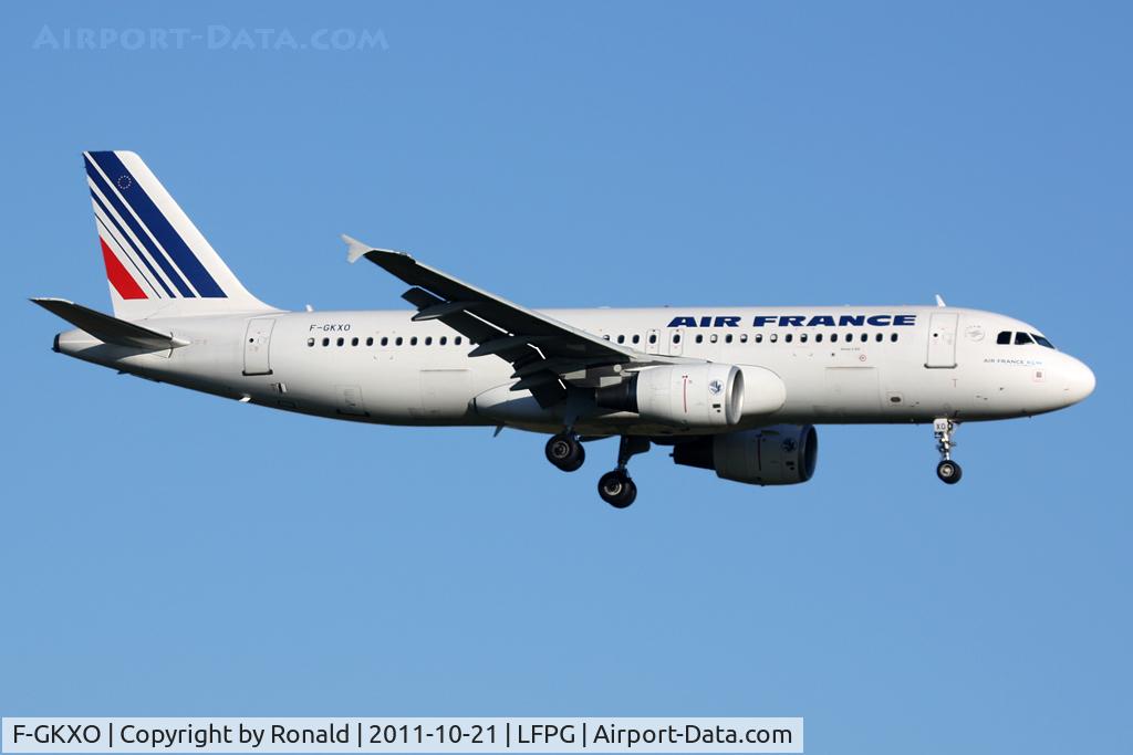 F-GKXO, 2008 Airbus A320-214 C/N 3420, at cdg